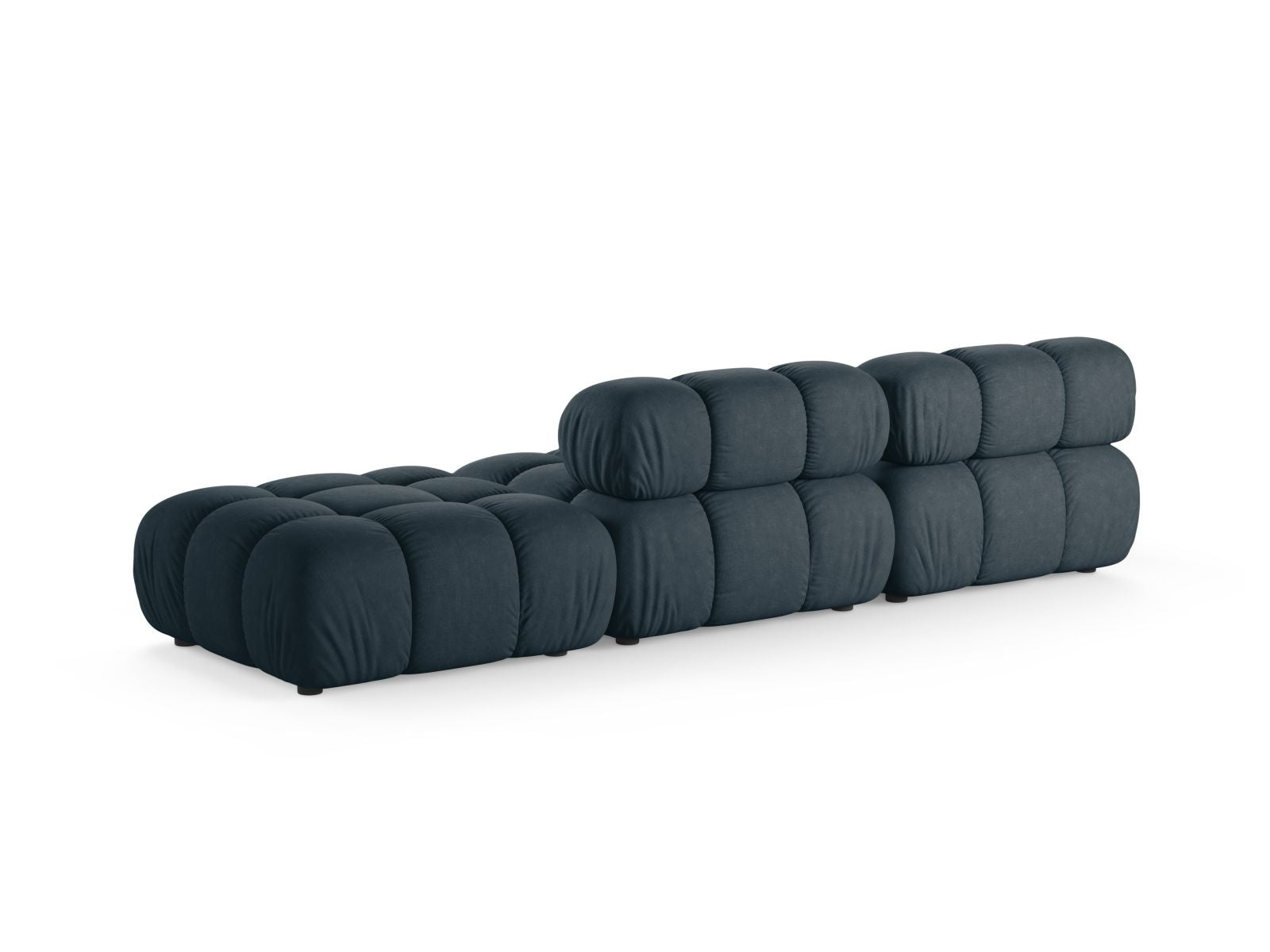 Elegantes 4-Sitzer Sofa Bellis in stilvollem Petrol, rechtsseitig, bietet vielseitige Gestaltungsmöglichkeiten und hervorragenden Komfort.