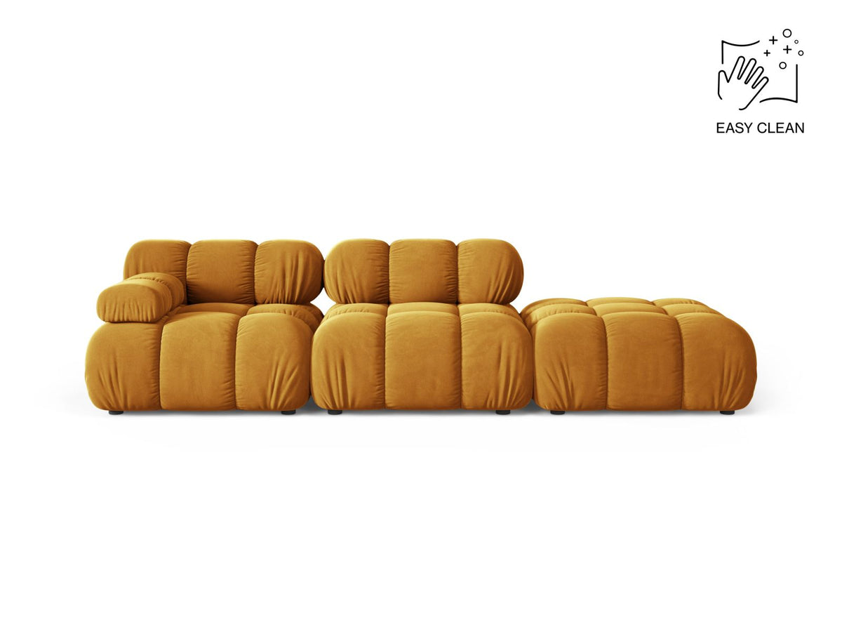 4-Sitzer Modular Sofa rechts Bellis in Yellow-Venus präsentiert im Onlineshop von KAQTU Design AG. 4er Sofa ist von Micadoni