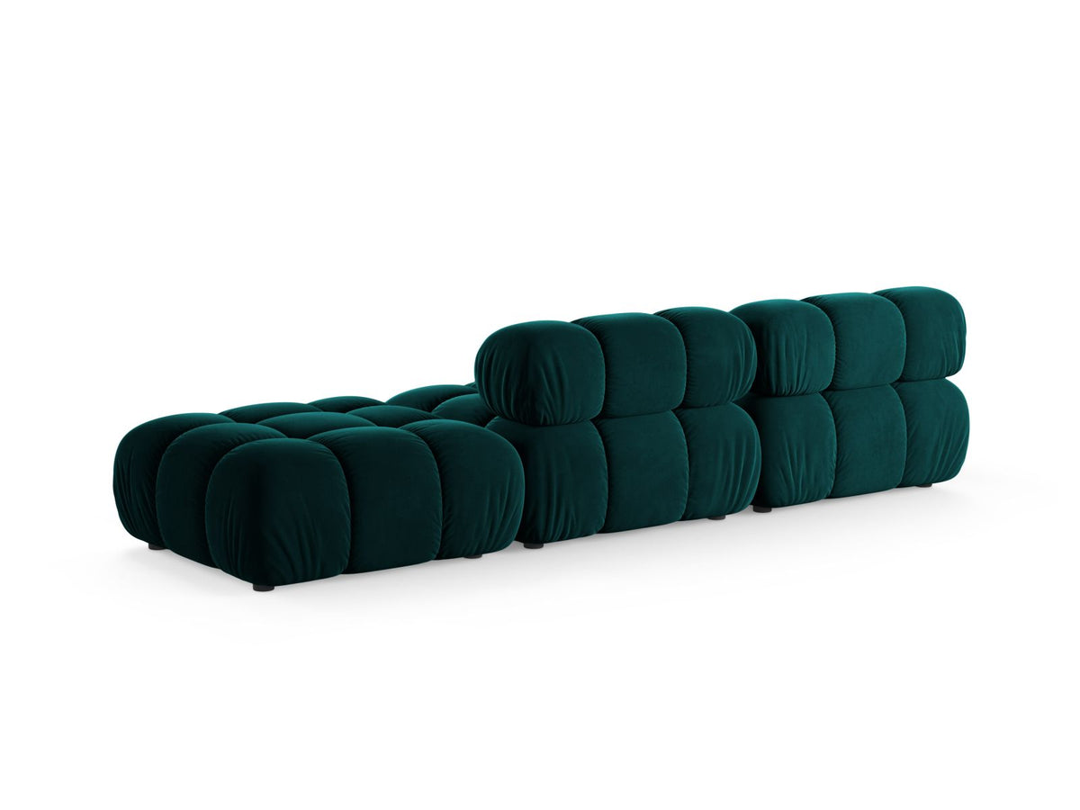 4-Sitzer Modular Sofa rechts Bellis in Deep Petrol-Venus präsentiert im Onlineshop von KAQTU Design AG. 4er Sofa ist von Micadoni