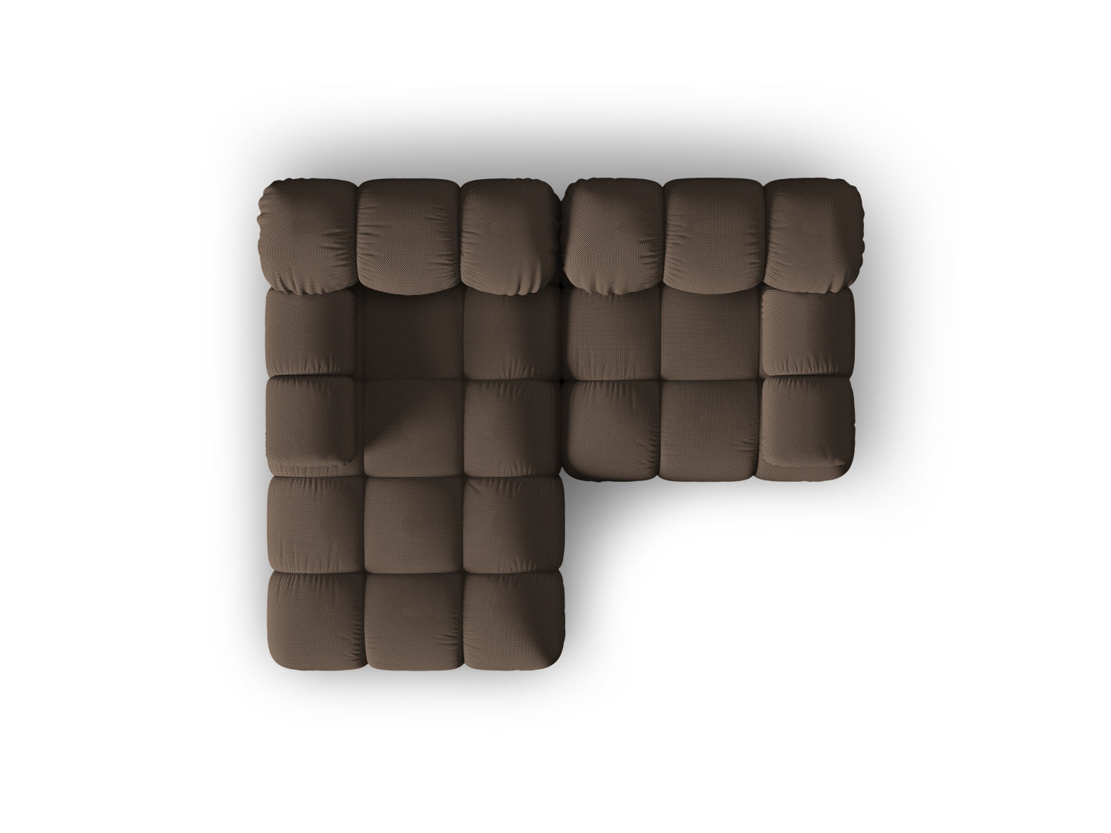 Elegantes Bellis Ecksofa links, 3-Sitzer mit 155 cm, perfekt für stilvolle Wohnräume und gemütliche Stunden, erhältlich bei Micadoni.