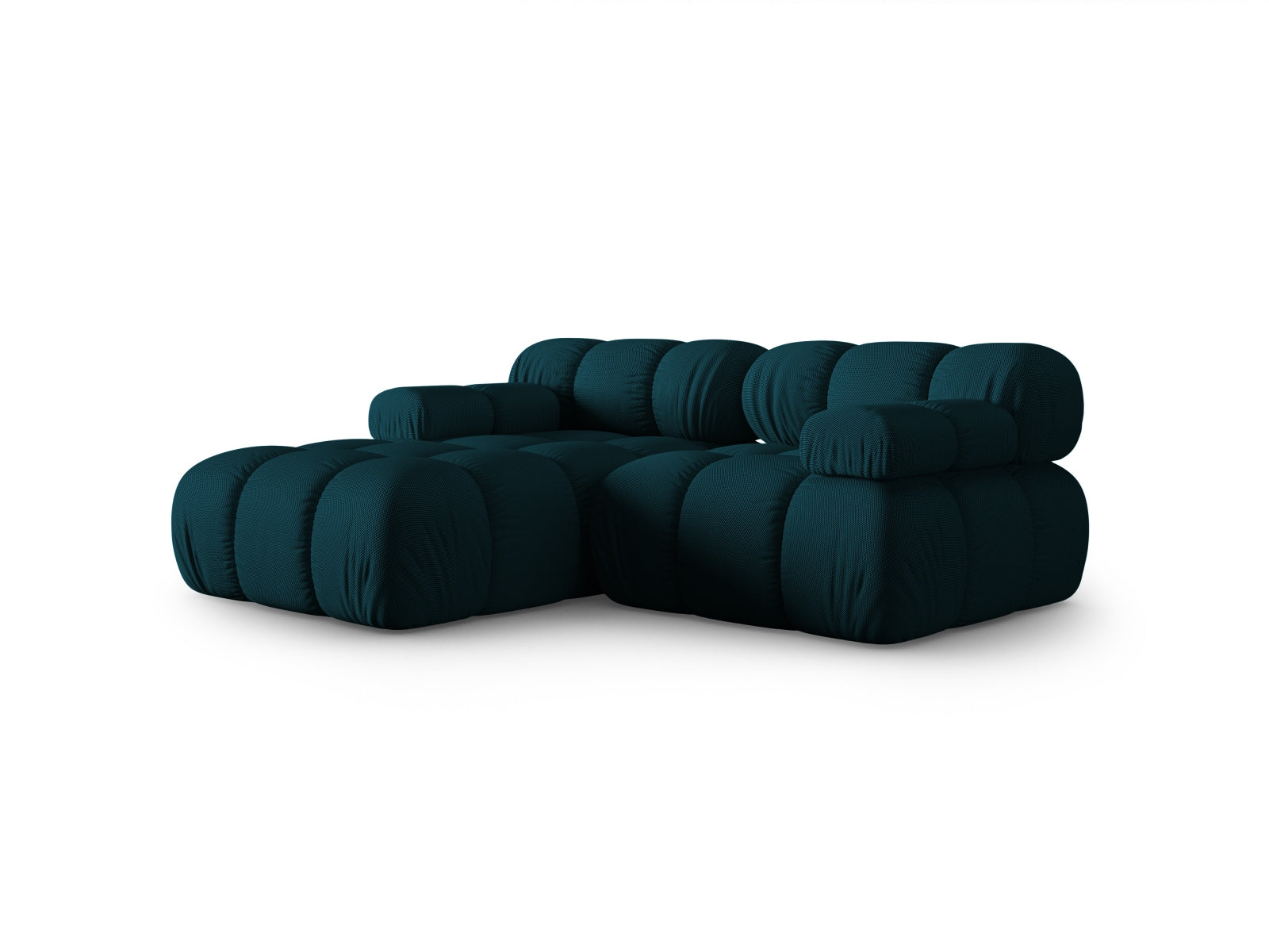 Bellis Modulares Ecksofa links 3 Sitzer 155cm in Navy Blue präsentiert im Onlineshop von KAQTU Design AG. Ecksofa links ist von Micadoni