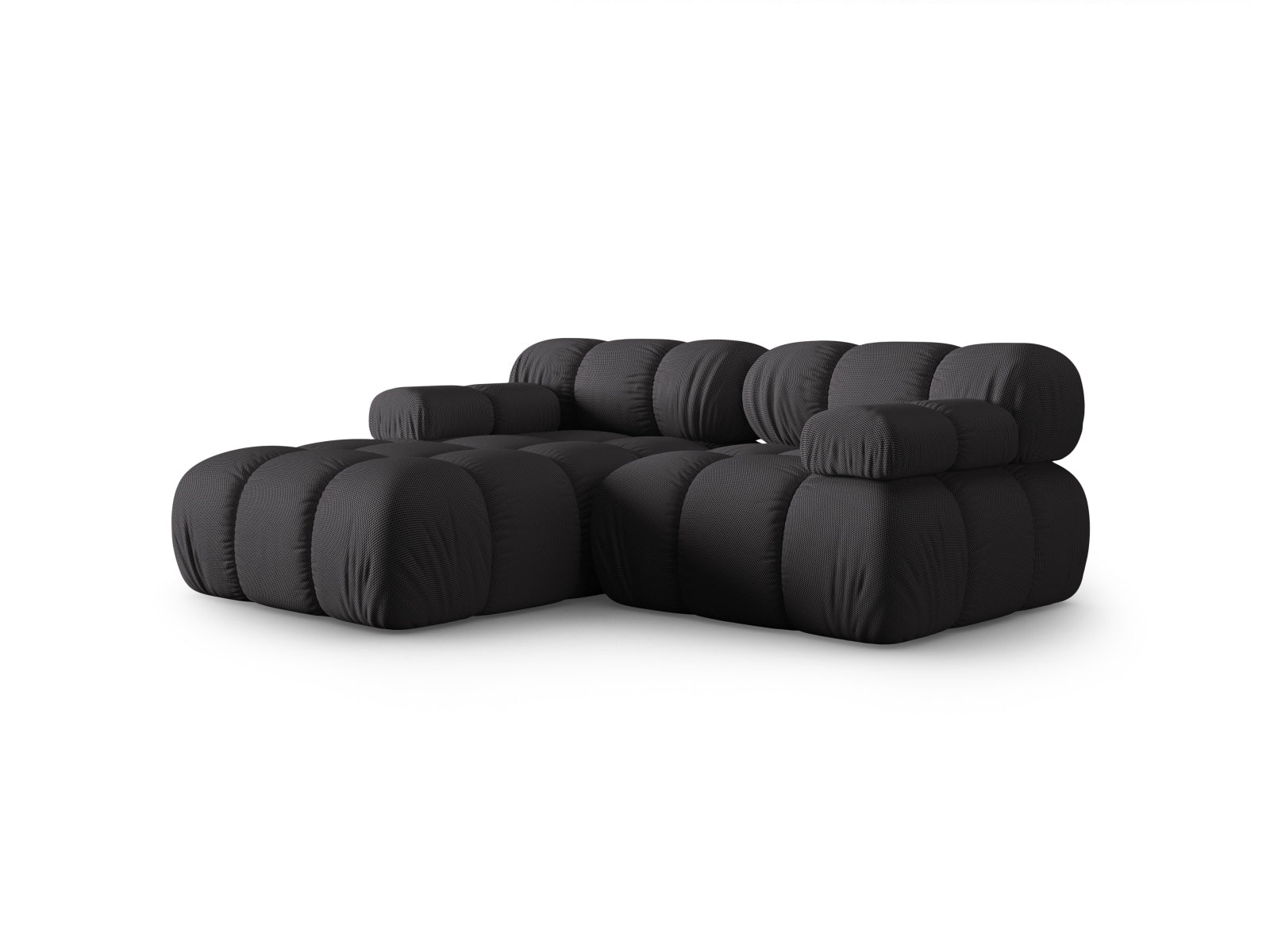 Elegantes Bellis Ecksofa in Espresso-Sonic, 3-Sitzer, 155 cm, ideal für stilvolle Wohnräume, erhältlich bei KAQTU Design AG.