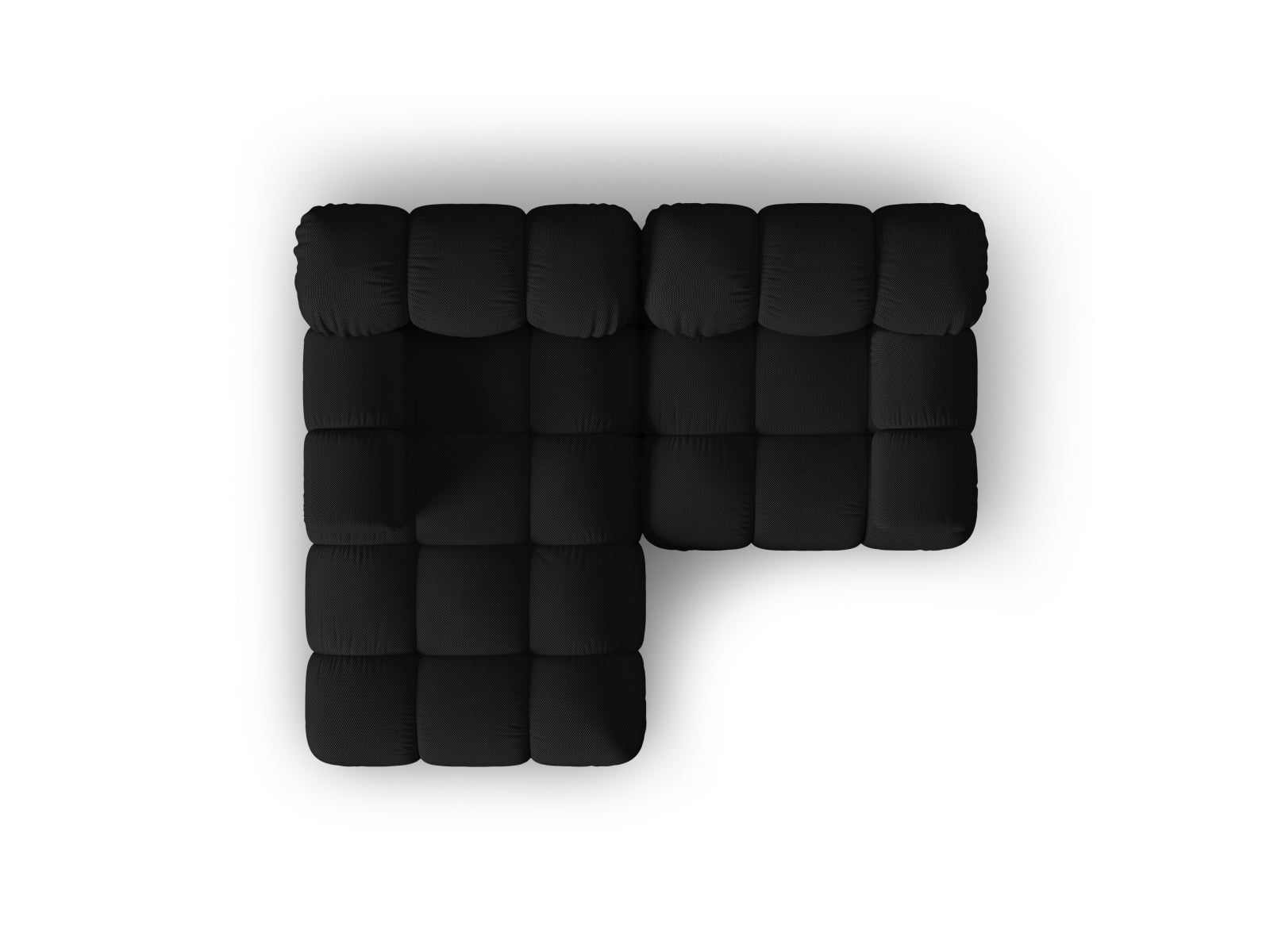 Stylisches Bellis L-Sofa links, 3-Sitzer mit 155 cm, perfekt für zeitgemäße Einrichtung und gemütliche Atmosphäre, erhältlich bei Micadoni.
