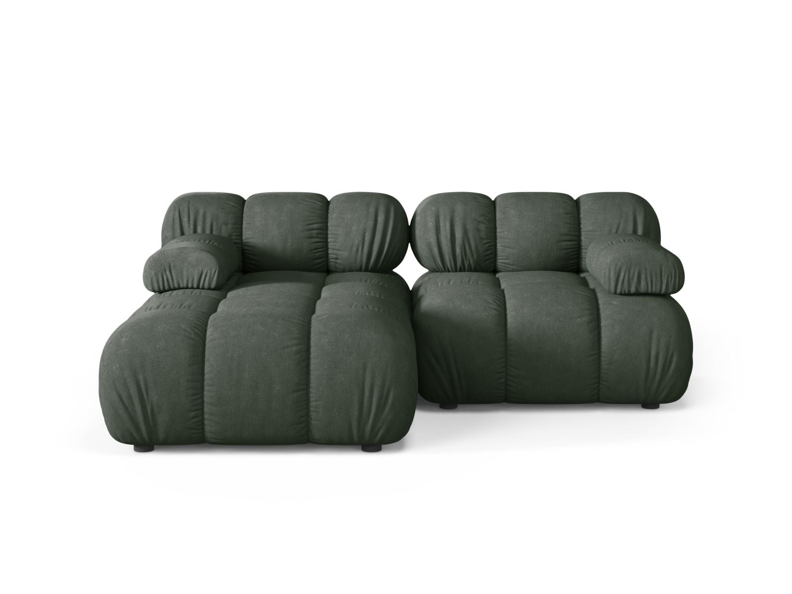3-Sitzer Ecksofa links modular Bellis in Moss Green-Liberty präsentiert im Onlineshop von KAQTU Design AG. Ecksofa links ist von Micadoni