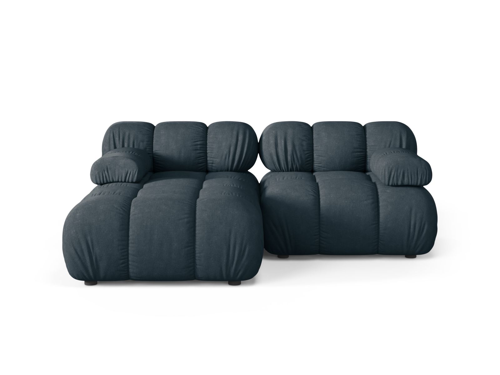 3-Sitzer Ecksofa links modular Bellis in Deep Petrol-Liberty präsentiert im Onlineshop von KAQTU Design AG. Ecksofa links ist von Micadoni