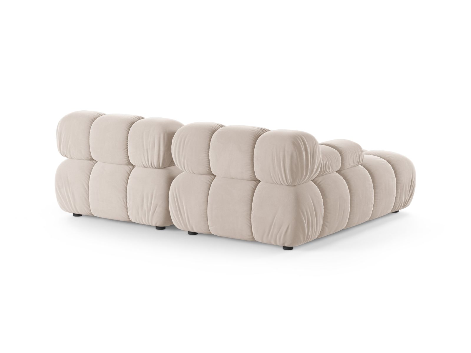 Elegantes 3-Sitzer Ecksofa Bellis in hellem Beige, ideal für moderne Wohnräume, erhältlich bei Micadoni.