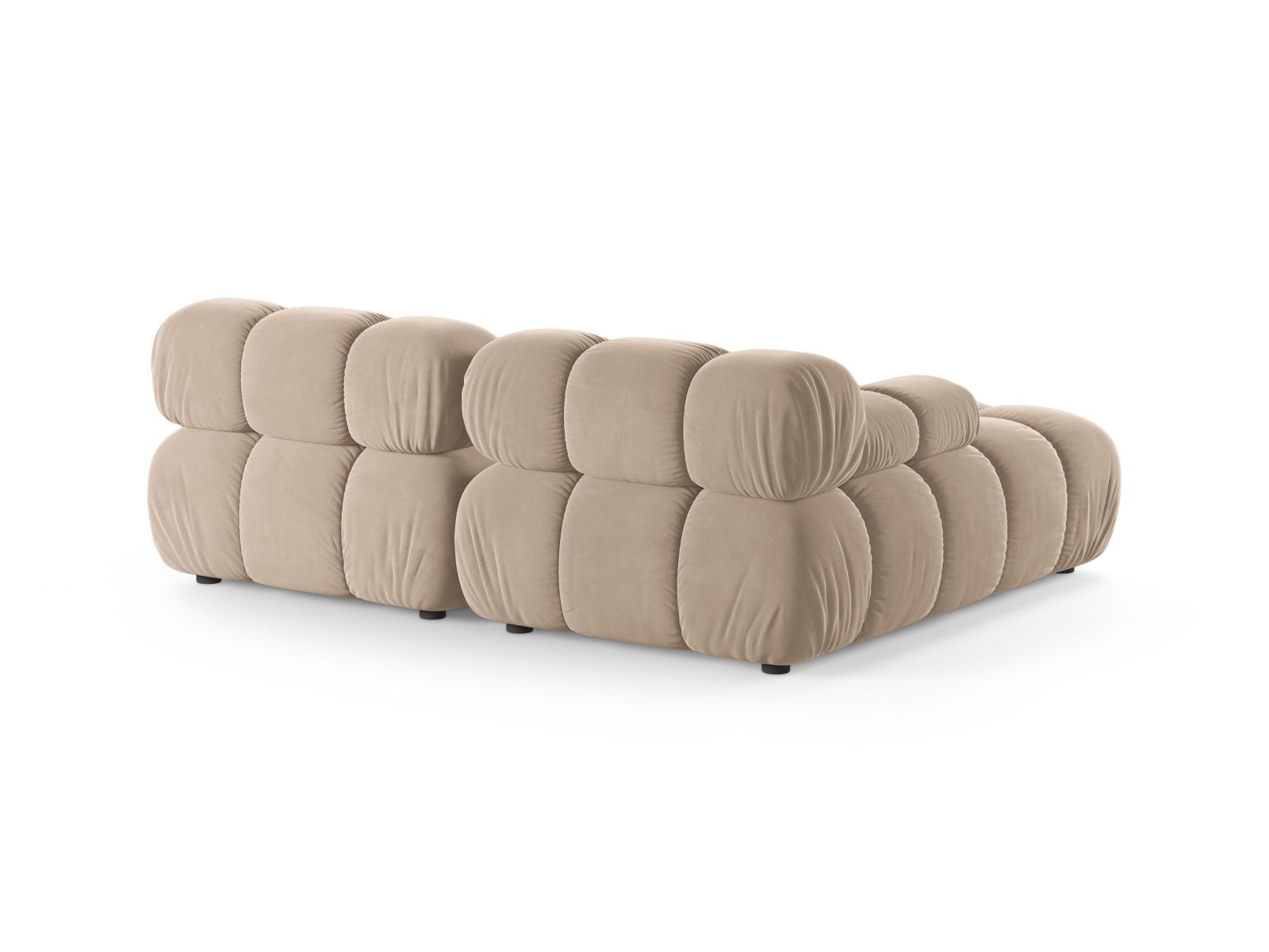 Elegantes 3-Sitzer Ecksofa Bellis von Micadoni in hellem Beige, ideal für moderne Wohnräume und flexible Einrichtungslösungen.