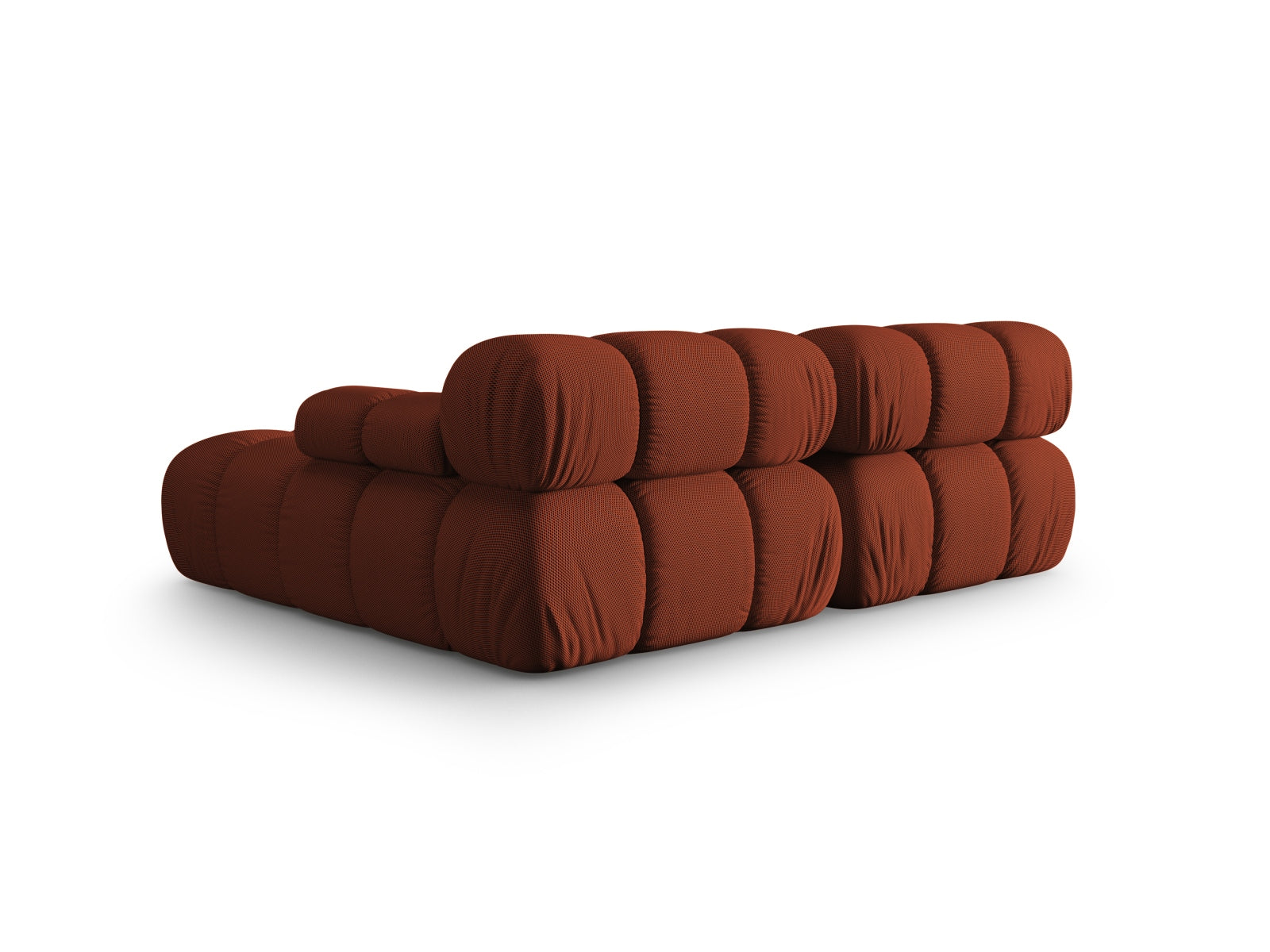 Bellis Modulares Ecksofa rechts 3 Sitzer 155cm in Brick präsentiert im Onlineshop von KAQTU Design AG. Ecksofa ist von Micadoni