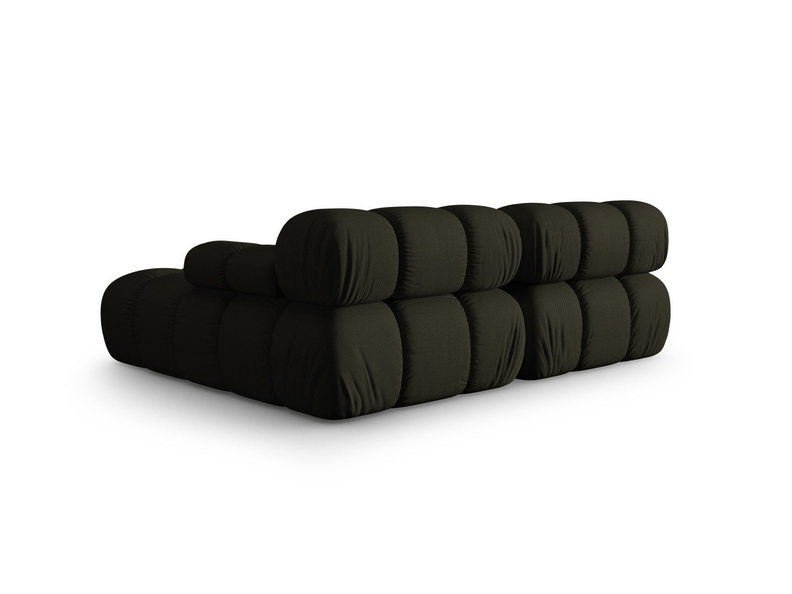 Elegantes, modulares Ecksofa Bellis in Amazon Green-Sonic, 3-Sitzer, 155 cm, ideal für stilvolle Wohnräume und entspannte Stunden.