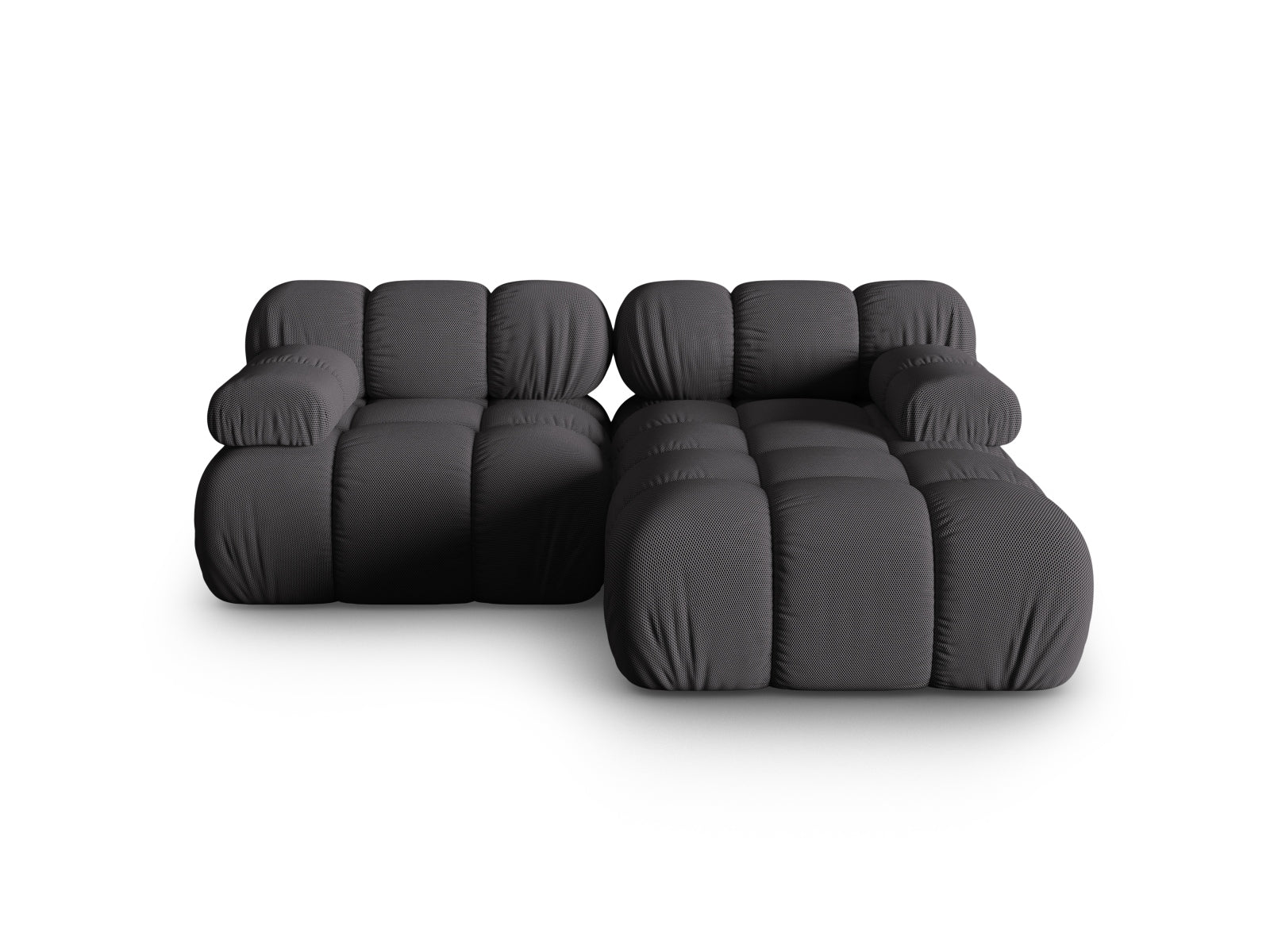 Bellis Modulares Ecksofa rechts 3 Sitzer 155cm in Espresso-Sonic präsentiert im Onlineshop von KAQTU Design AG. L-Sofa rechts ist von Micadoni