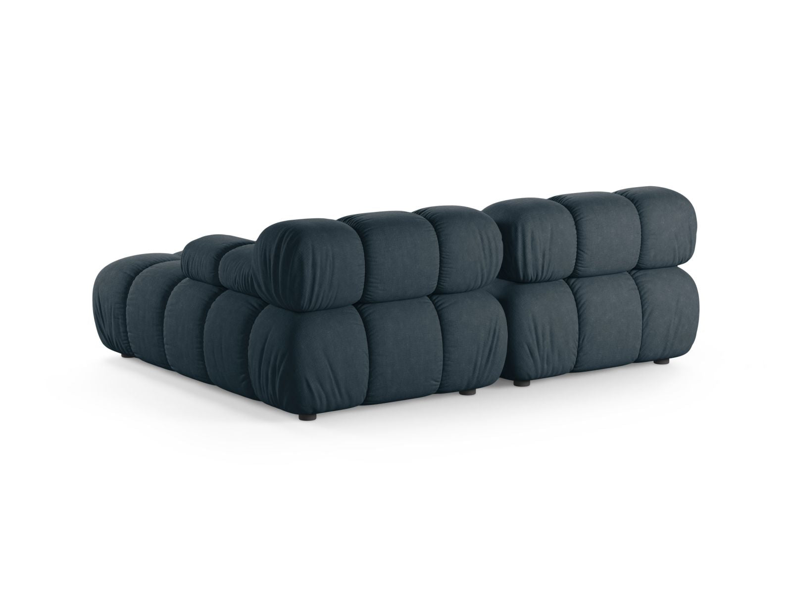 Elegantes 3-Sitzer Ecksofa Bellis in stilvollem Petrol, ideal für einladende Wohnräume. Hochwertige Verarbeitung und modernes Design von Micadoni.