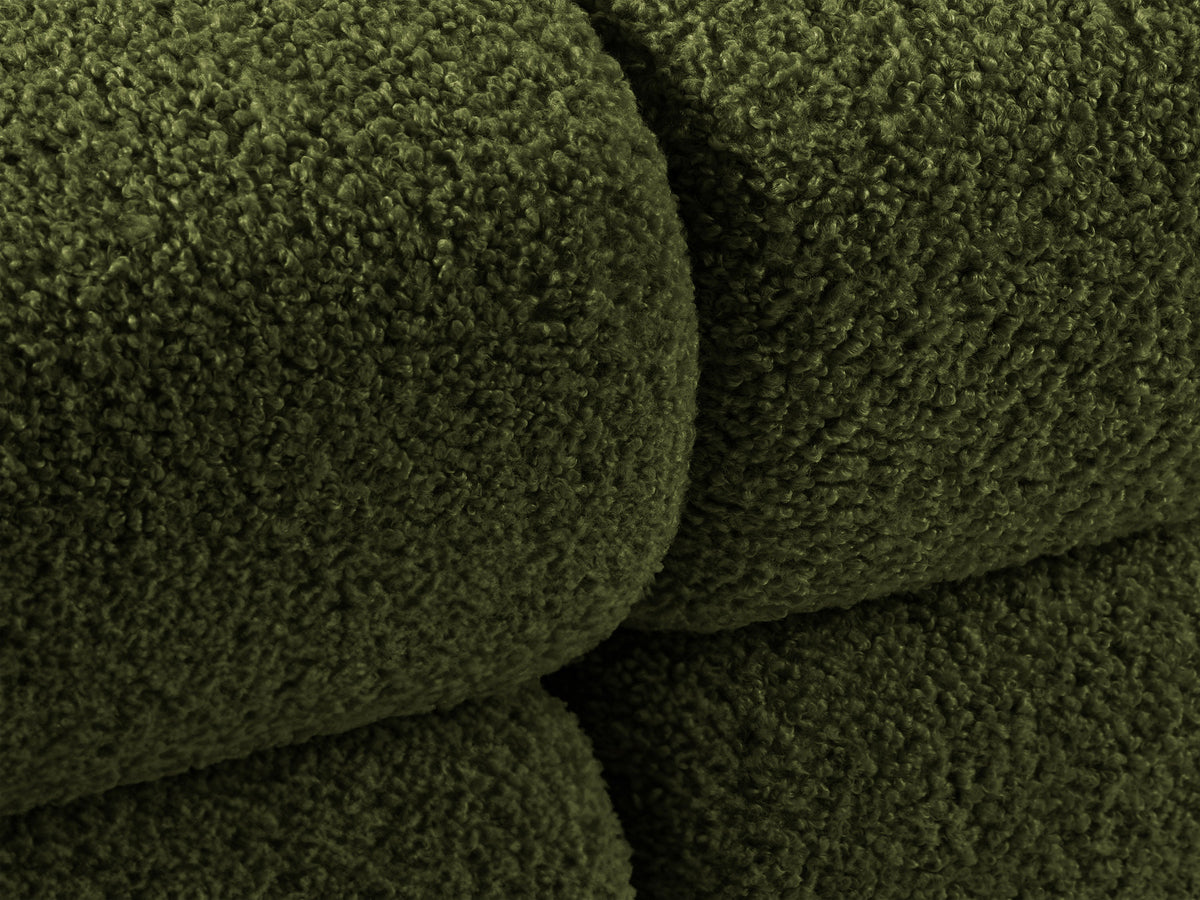 Bellis Boucle modulares Ecksofa links 4 Sitzer 155cm in Green-Rolf präsentiert im Onlineshop von KAQTU Design AG. L-Sofa links ist von Micadoni