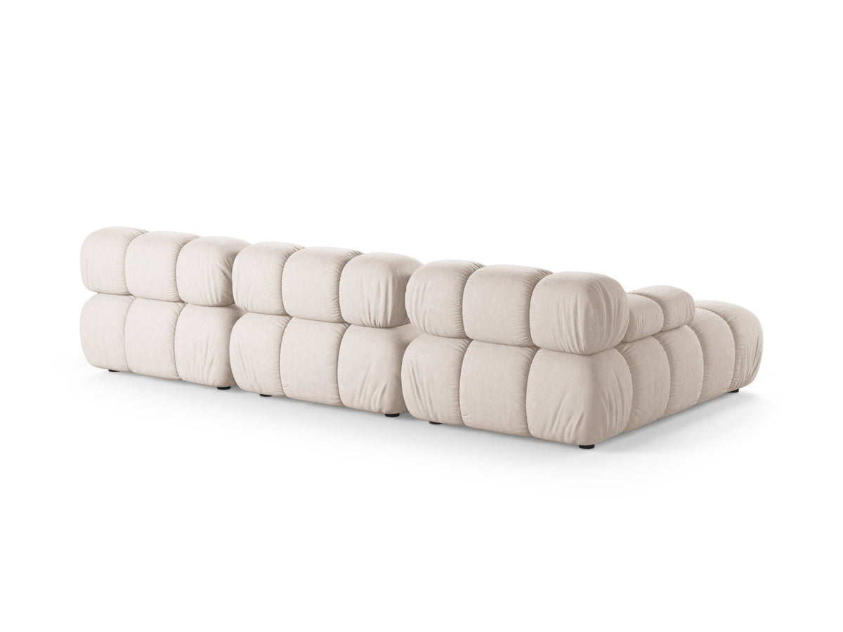 4-Sitzer Ecksofa links modular Bellis in Beige-Liberty präsentiert im Onlineshop von KAQTU Design AG. L-Sofa links ist von Micadoni