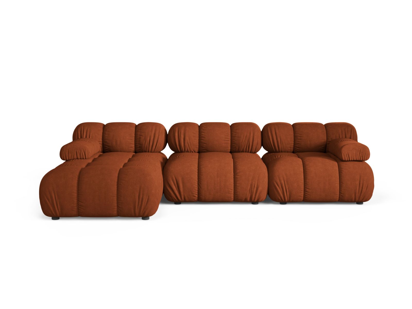 4-Sitzer Ecksofa links modular Bellis in Brick-Liberty präsentiert im Onlineshop von KAQTU Design AG. Ecksofa links ist von Micadoni