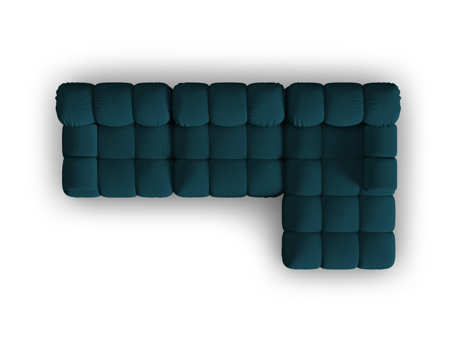 Bellis Modulares Ecksofa rechts 4 Sitzer 155cm in Navy Blue präsentiert im Onlineshop von KAQTU Design AG. Ecksofa rechts ist von Micadoni