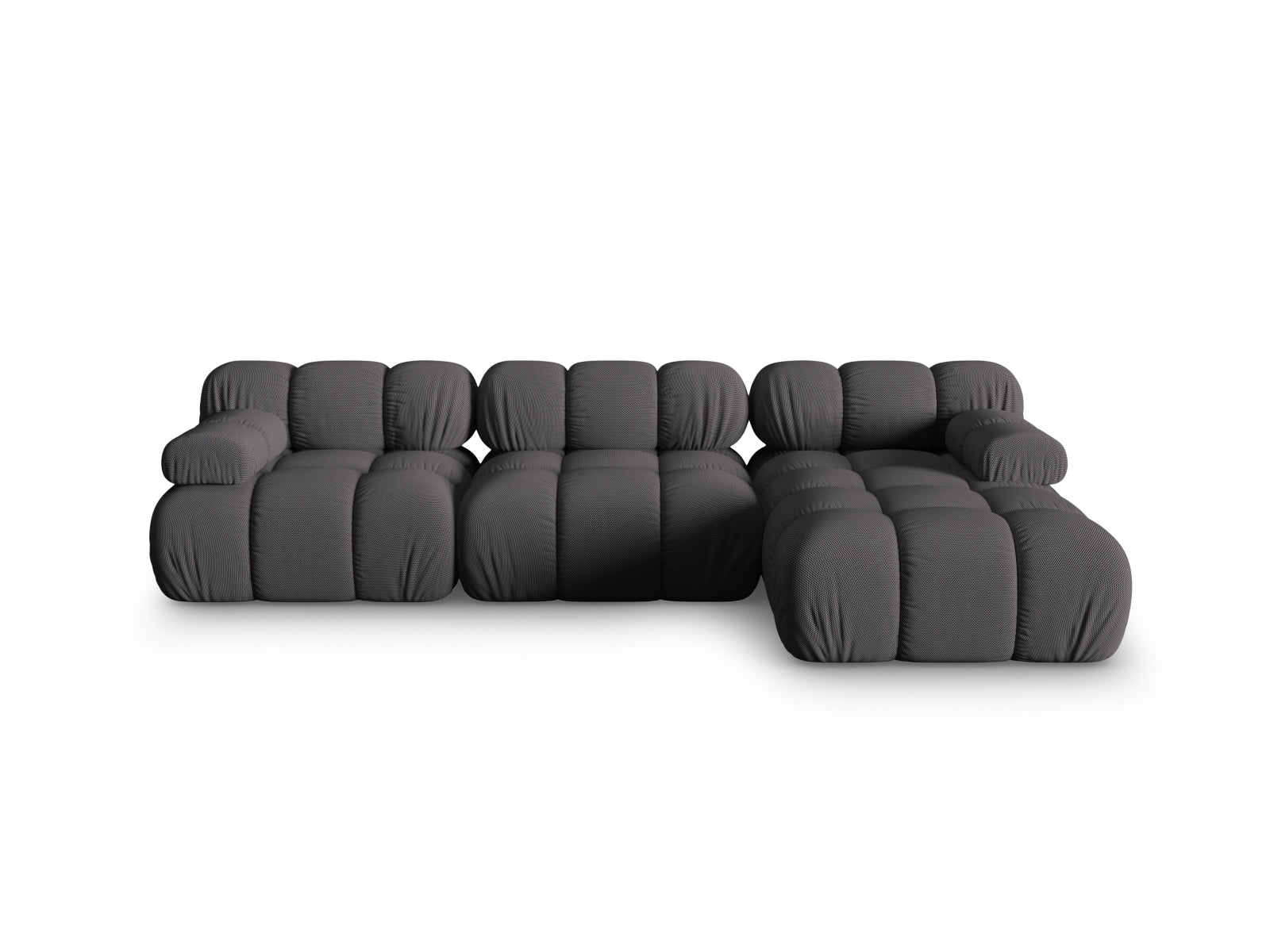 Bellis Modulares Ecksofa rechts 4 Sitzer 155cm in Espresso-Sonic präsentiert im Onlineshop von KAQTU Design AG. L-Sofa rechts ist von Micadoni
