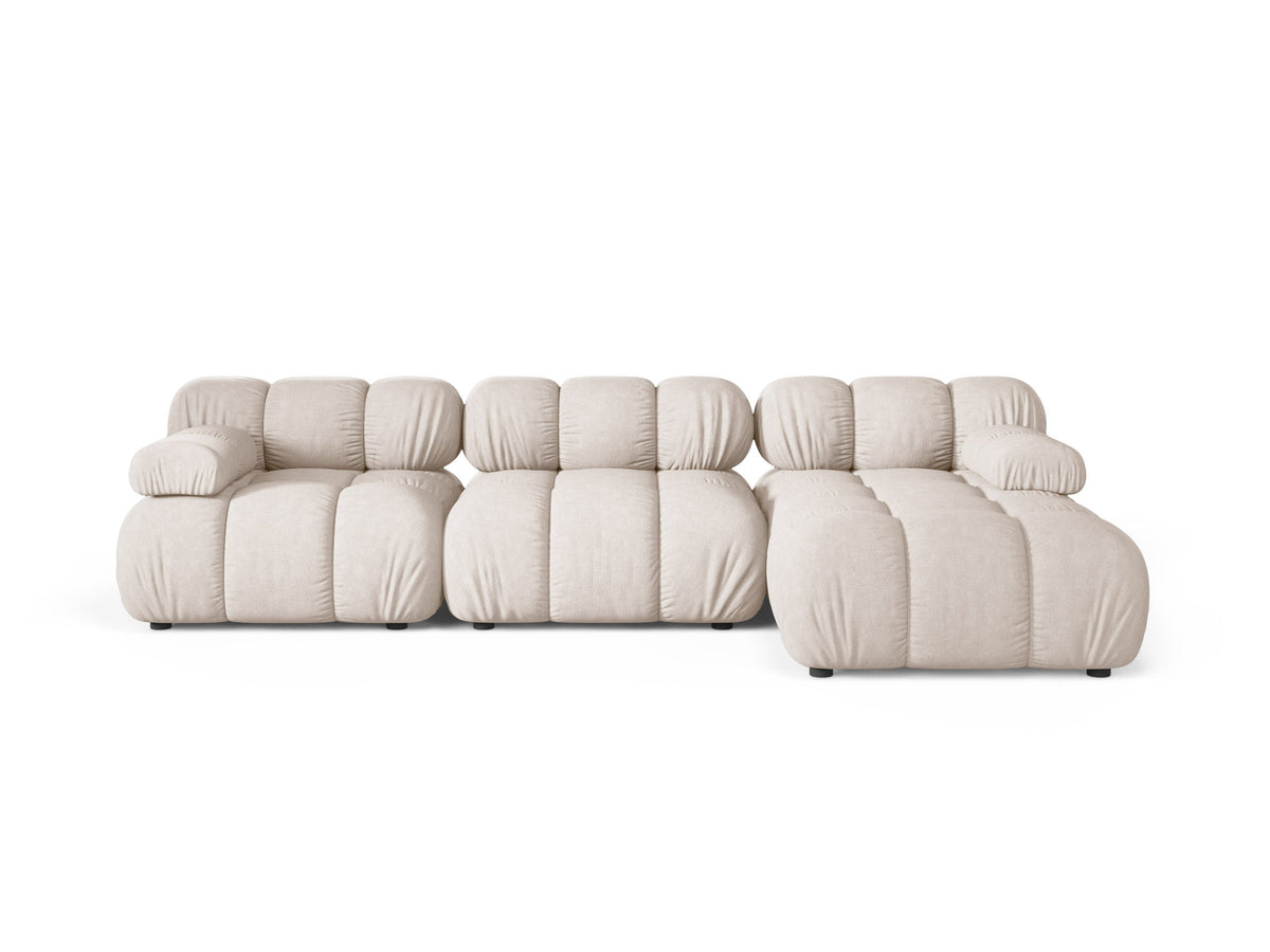 4-Sitzer Ecksofa rechts Bellis in Beige-Liberty präsentiert im Onlineshop von KAQTU Design AG. L-Sofa rechts ist von Micadoni