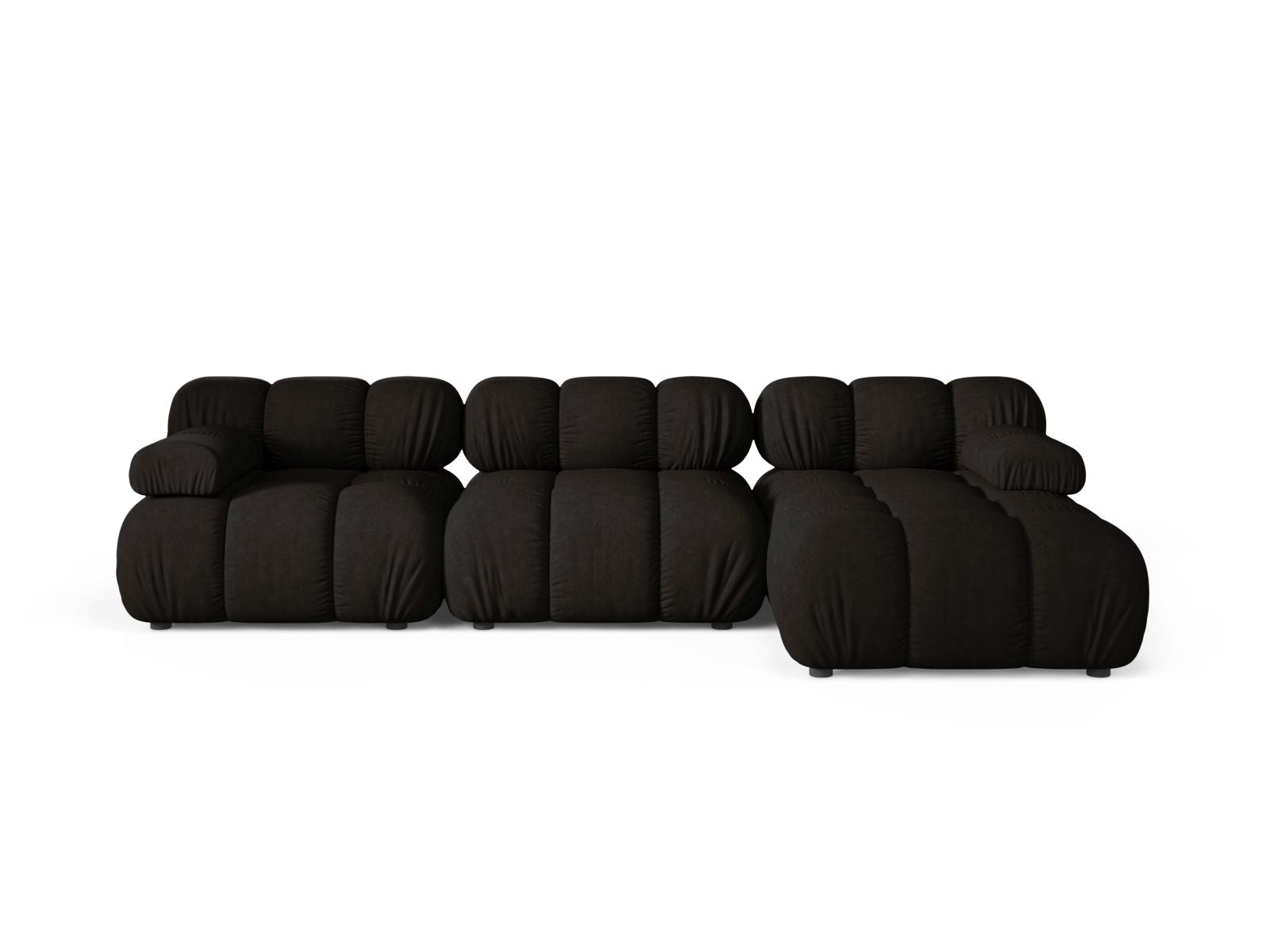 4-Sitzer Ecksofa rechts Bellis in Black-Liberty präsentiert im Onlineshop von KAQTU Design AG. Ecksofa rechts ist von Micadoni