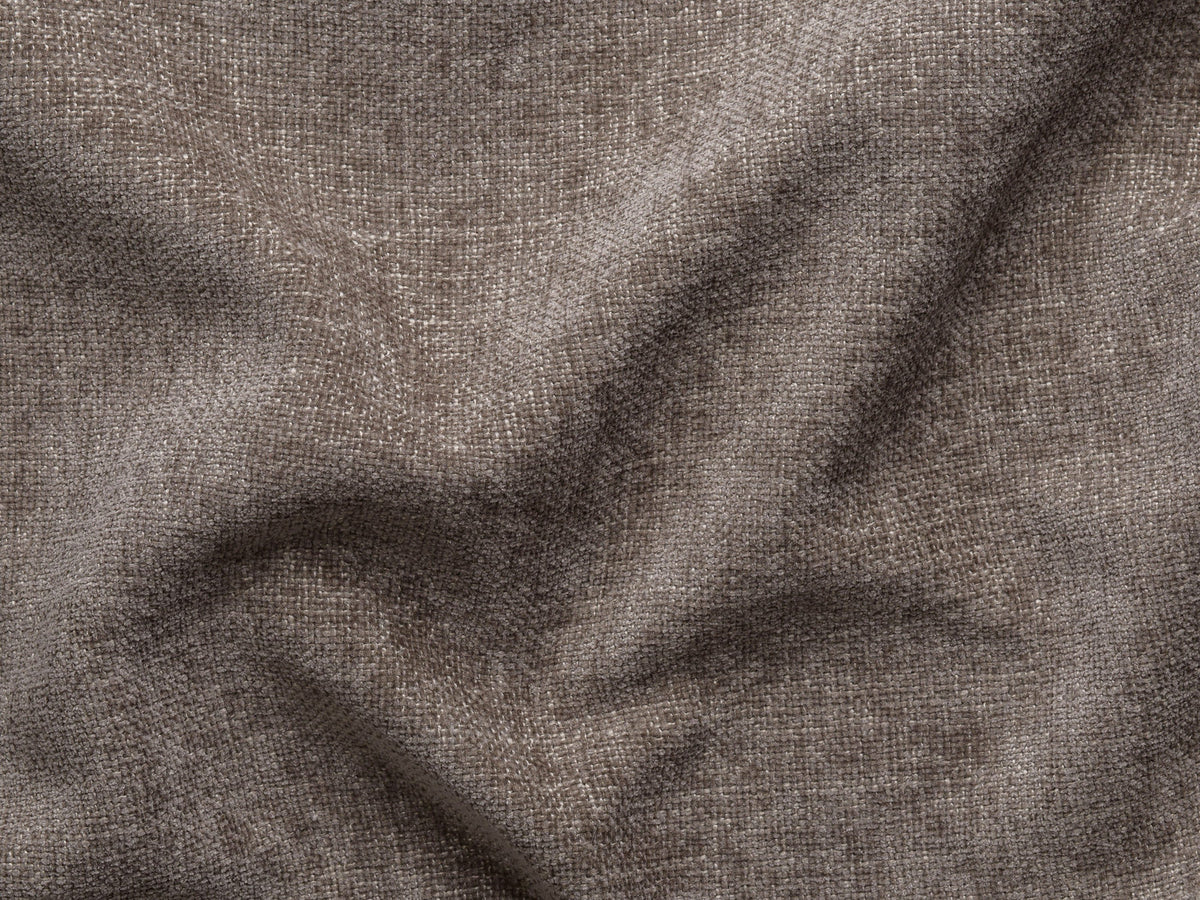 Bellis Ecksofa rechts 4-Sitzer von Micadoni, L-Sofa in Cappuccino-Liberty mit Massivholzrahmen und schwarzen Kunststoffbeinen, Ausrichtung rechts