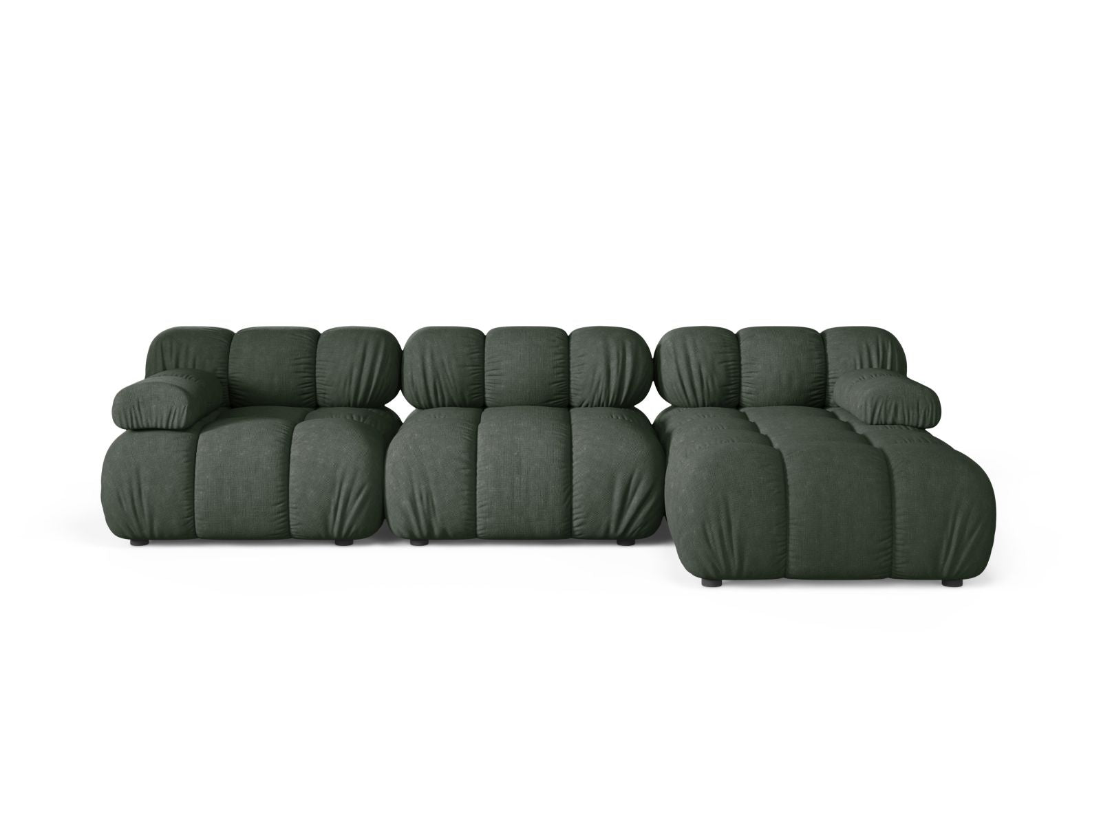 4-Sitzer Ecksofa rechts Bellis in Moss Green-Liberty präsentiert im Onlineshop von KAQTU Design AG. Ecksofa rechts ist von Micadoni