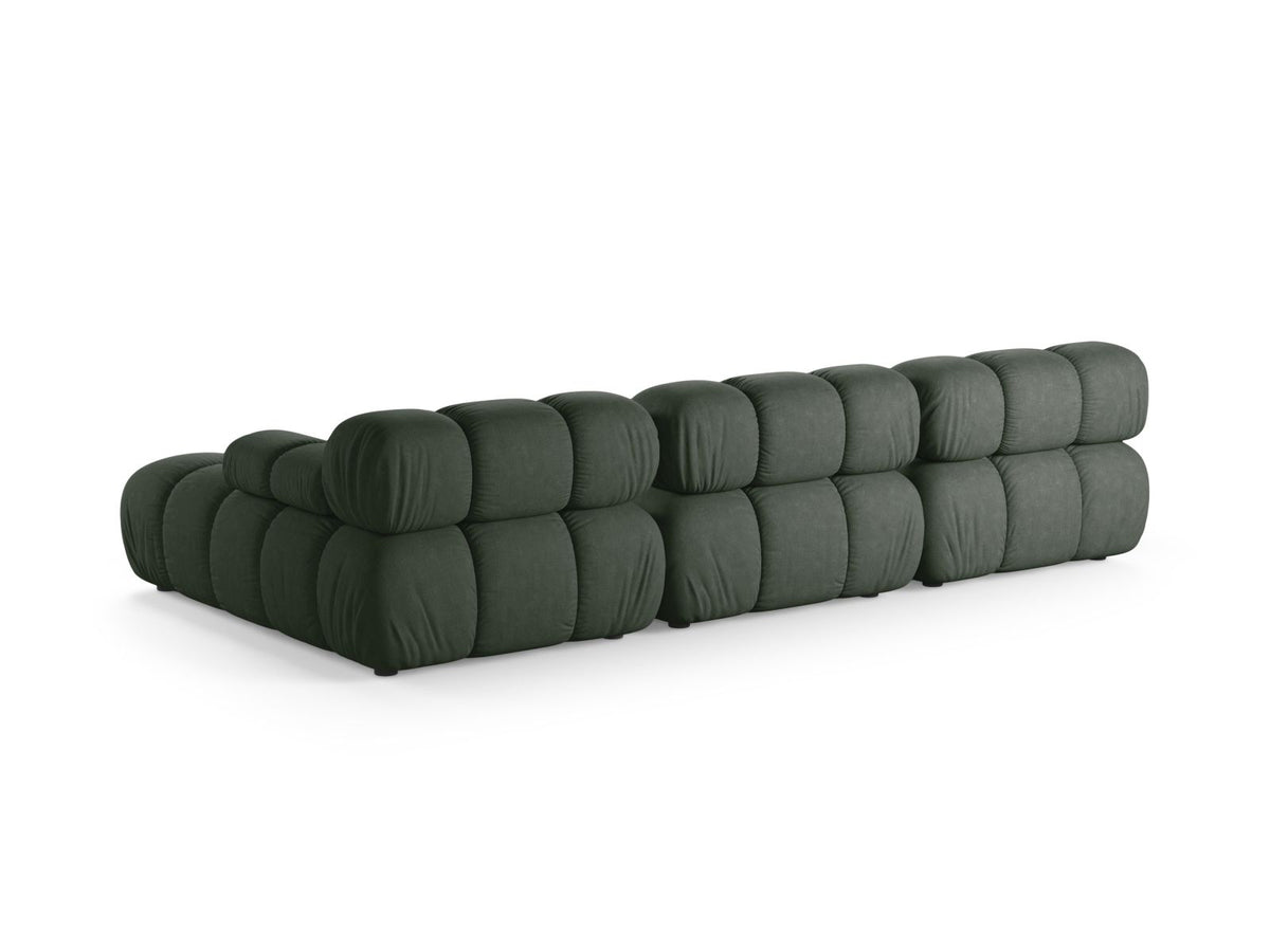 4-Sitzer Ecksofa rechts Bellis in Moss Green-Liberty präsentiert im Onlineshop von KAQTU Design AG. Ecksofa rechts ist von Micadoni