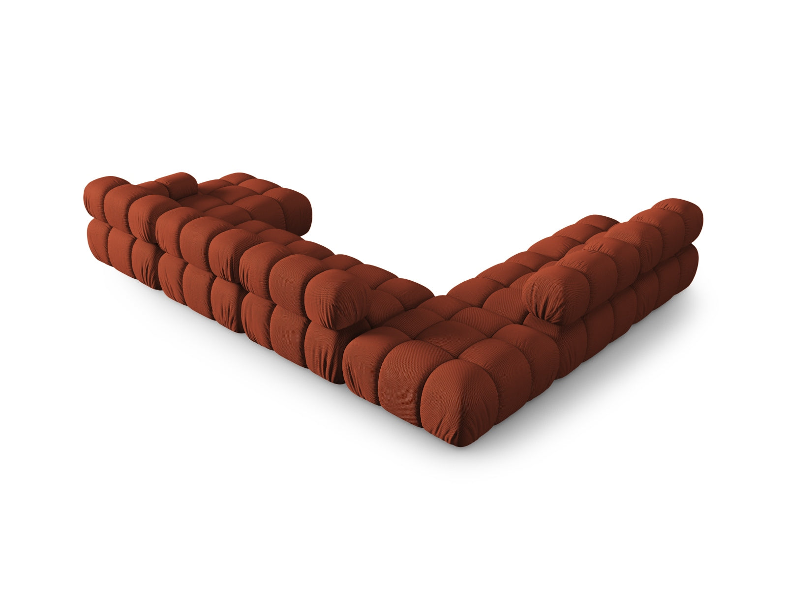 Bellis Modulares Panoramic Ecksofa links 7 Sitzer 282cm in Brick präsentiert im Onlineshop von KAQTU Design AG. Ecksofa links ist von Micadoni