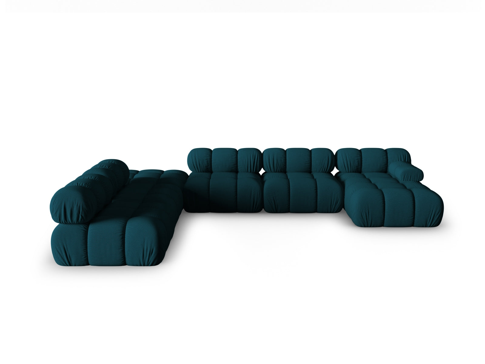Bellis Modulares Panoramic Ecksofa links 7 Sitzer 282cm in Navy Blue präsentiert im Onlineshop von KAQTU Design AG. Ecksofa links ist von Micadoni