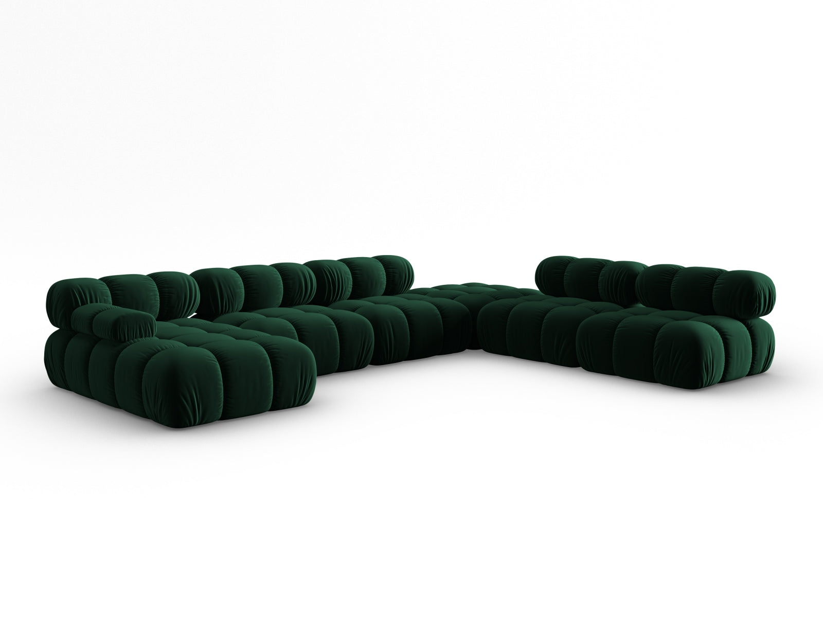 Erleben Sie das Bellis Velour Ecksofa von Micadoni – ein elegantes 7-Sitzer Sofa mit 282 cm, das Stil, Komfort und Funktionalität vereint.