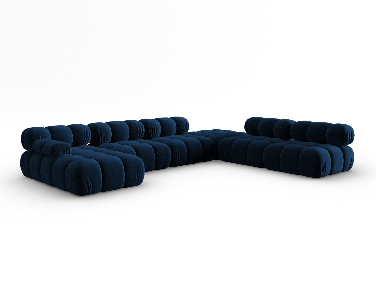 Erleben Sie das Bellis Velour Ecksofa von Micadoni – ein elegantes 7-Sitzer Sofa mit 282 cm, das Stil, Komfort und Funktionalität vereint.