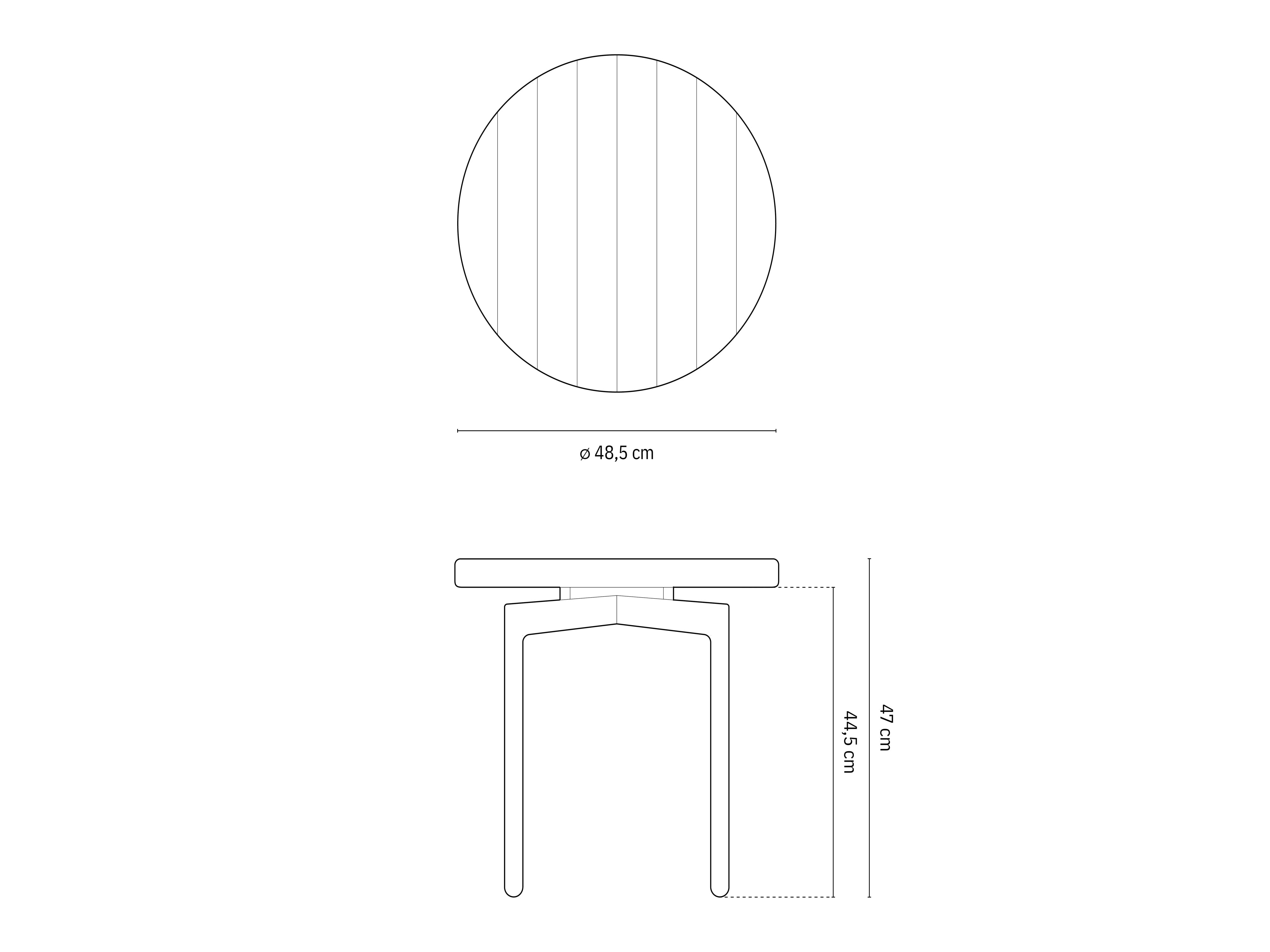 Outdoor-Seitentisch für 2 Sitzplätze, 48,5x48,5 in  präsentiert im Onlineshop von KAQTU Design AG. Beistelltisch Outdoor ist von Micadoni