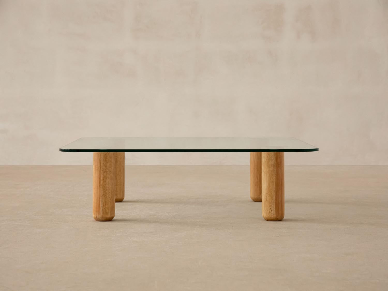 Kaffeetisch Moscarte Transparent, 90x90 in  präsentiert im Onlineshop von KAQTU Design AG. Couchtisch ist von Micadoni