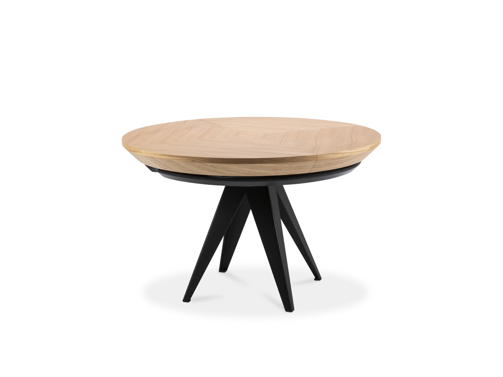 Toni ausziehbarer Tisch 8 Sitzer in Eiche natur Furnier-Wood präsentiert im Onlineshop von KAQTU Design AG. Esstisch ist von Micadoni