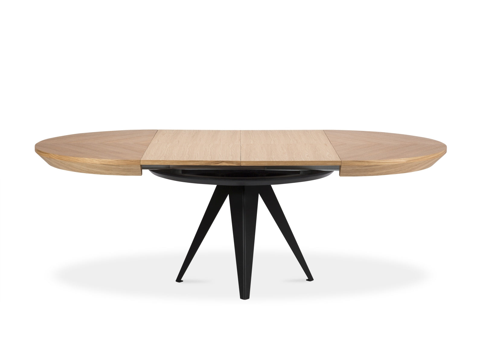 Toni ausziehbarer Tisch 8 Sitzer in Eiche natur Furnier präsentiert im Onlineshop von KAQTU Design AG. Esstisch ist von Micadoni