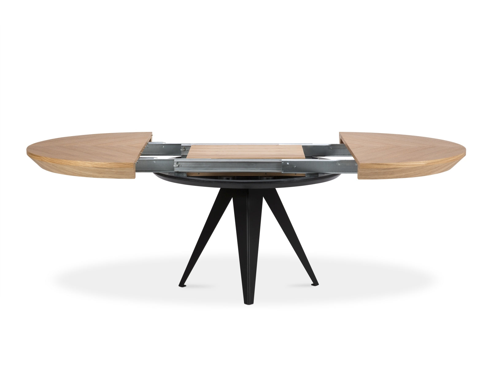Toni ausziehbarer Tisch 8 Sitzer in Eiche natur Furnier präsentiert im Onlineshop von KAQTU Design AG. Esstisch ist von Micadoni