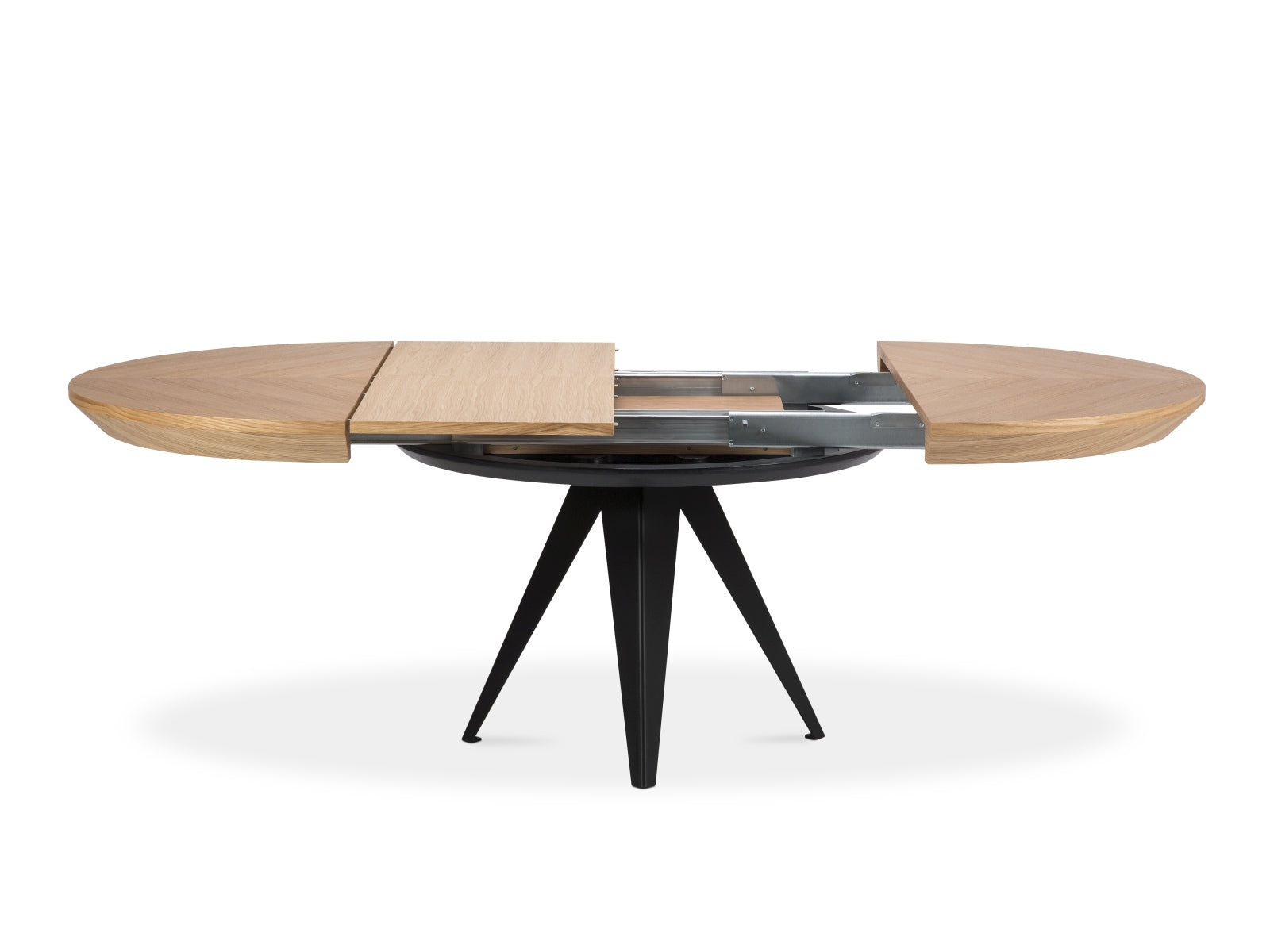 Toni ausziehbarer Tisch 8 Sitzer in Eiche natur Furnier präsentiert im Onlineshop von KAQTU Design AG. Esstisch ist von Micadoni