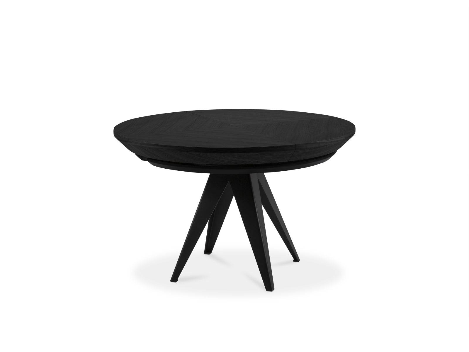 Toni ausziehbarer Tisch 8 Sitzer in Eiche schwarz Furnier präsentiert im Onlineshop von KAQTU Design AG. Esstisch ist von Micadoni