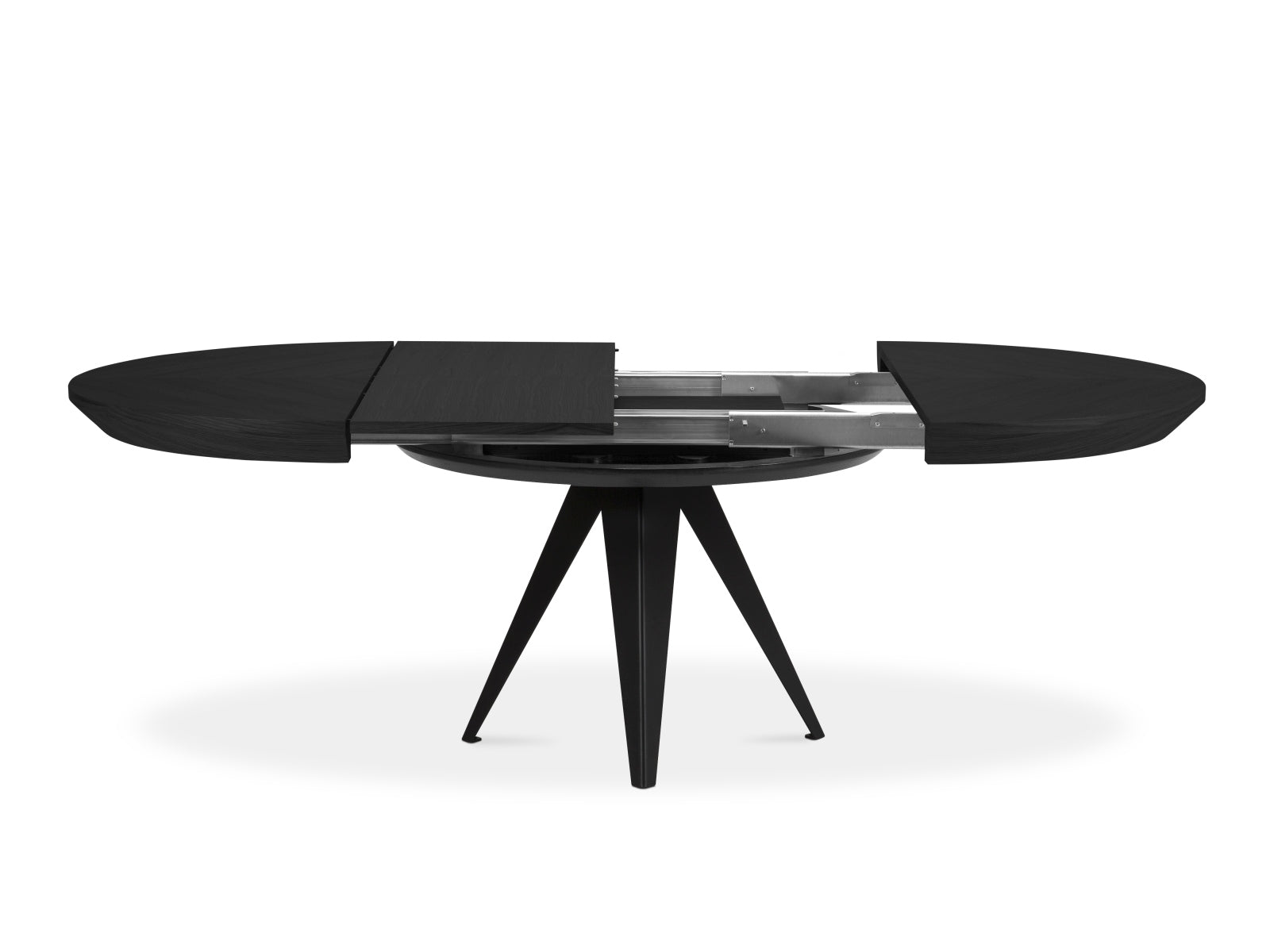 Toni ausziehbarer Tisch 8 Sitzer in Eiche schwarz Furnier präsentiert im Onlineshop von KAQTU Design AG. Esstisch ist von Micadoni