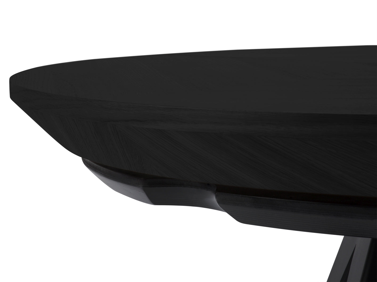 Toni ausziehbarer Tisch 8 Sitzer in Eiche schwarz Furnier präsentiert im Onlineshop von KAQTU Design AG. Esstisch ist von Micadoni