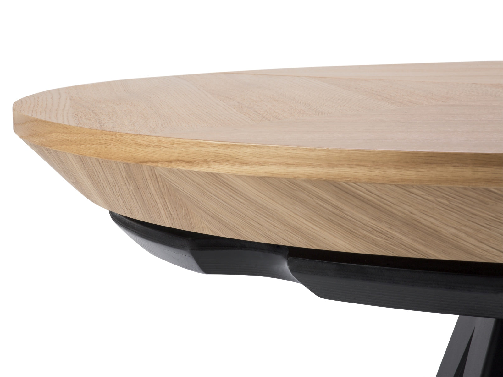 Toni ausziehbarer Tisch 8 Sitzer in Eiche natur Furnier präsentiert im Onlineshop von KAQTU Design AG. Esstisch ist von Micadoni