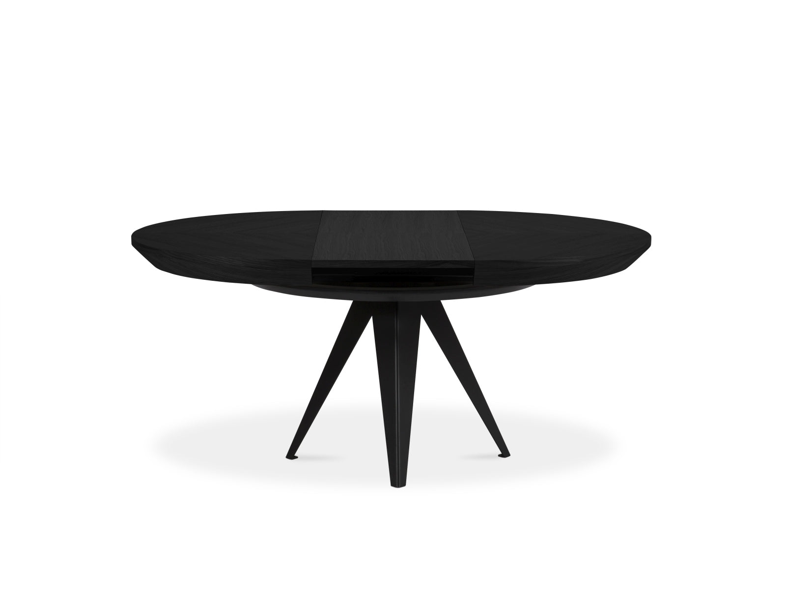 Toni ausziehbarer Tisch 8 Sitzer in Eiche schwarz Furnier präsentiert im Onlineshop von KAQTU Design AG. Esstisch ist von Micadoni