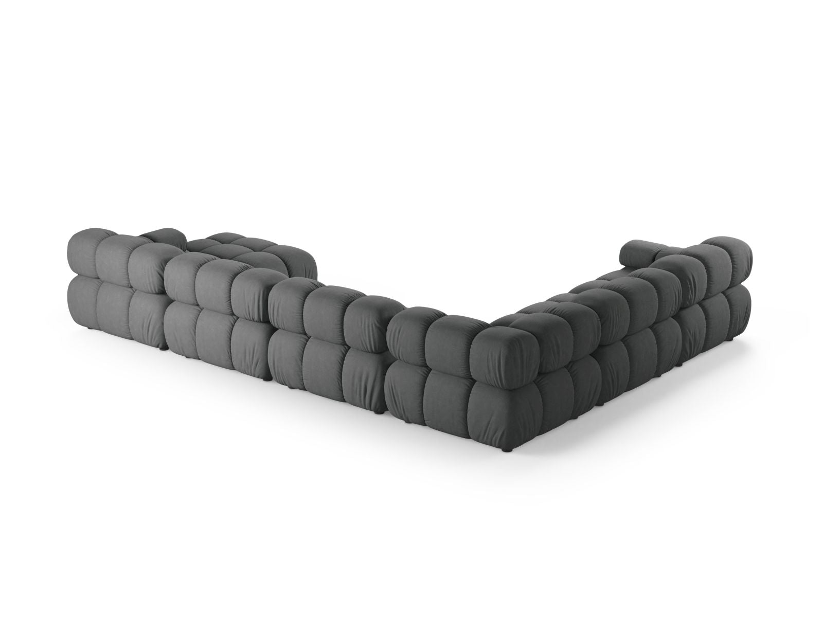 Geräumiges 8-Sitzer Ecksofa Panoramic links Bellis in modernem Design, perfekt für gesellige Abende und stilvolle Einrichtung von Micadoni.