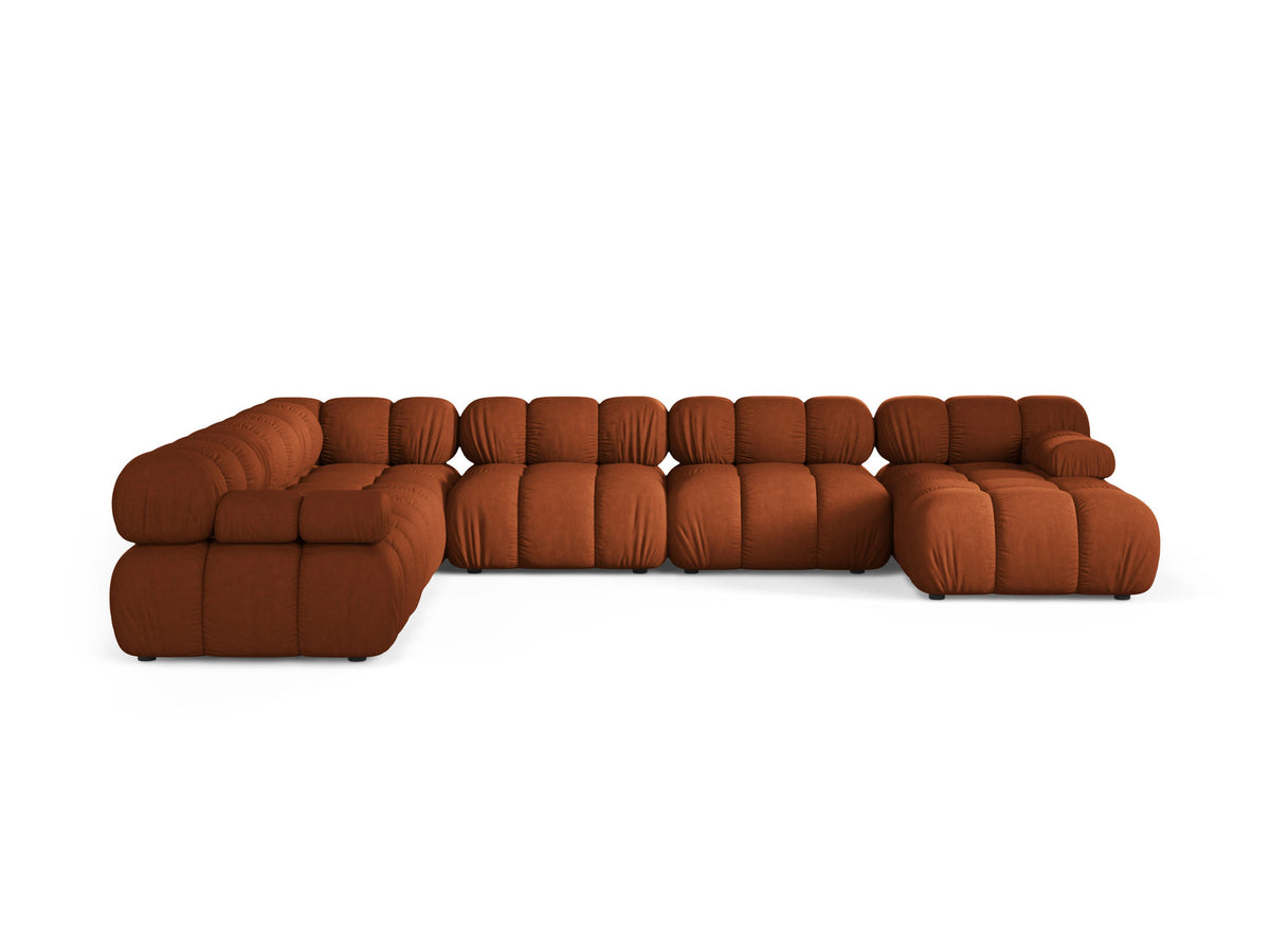 8-Sitzer Modular Ecksofa Panoramic links Bellis in Brick-Liberty präsentiert im Onlineshop von KAQTU Design AG. Ecksofa links ist von Micadoni