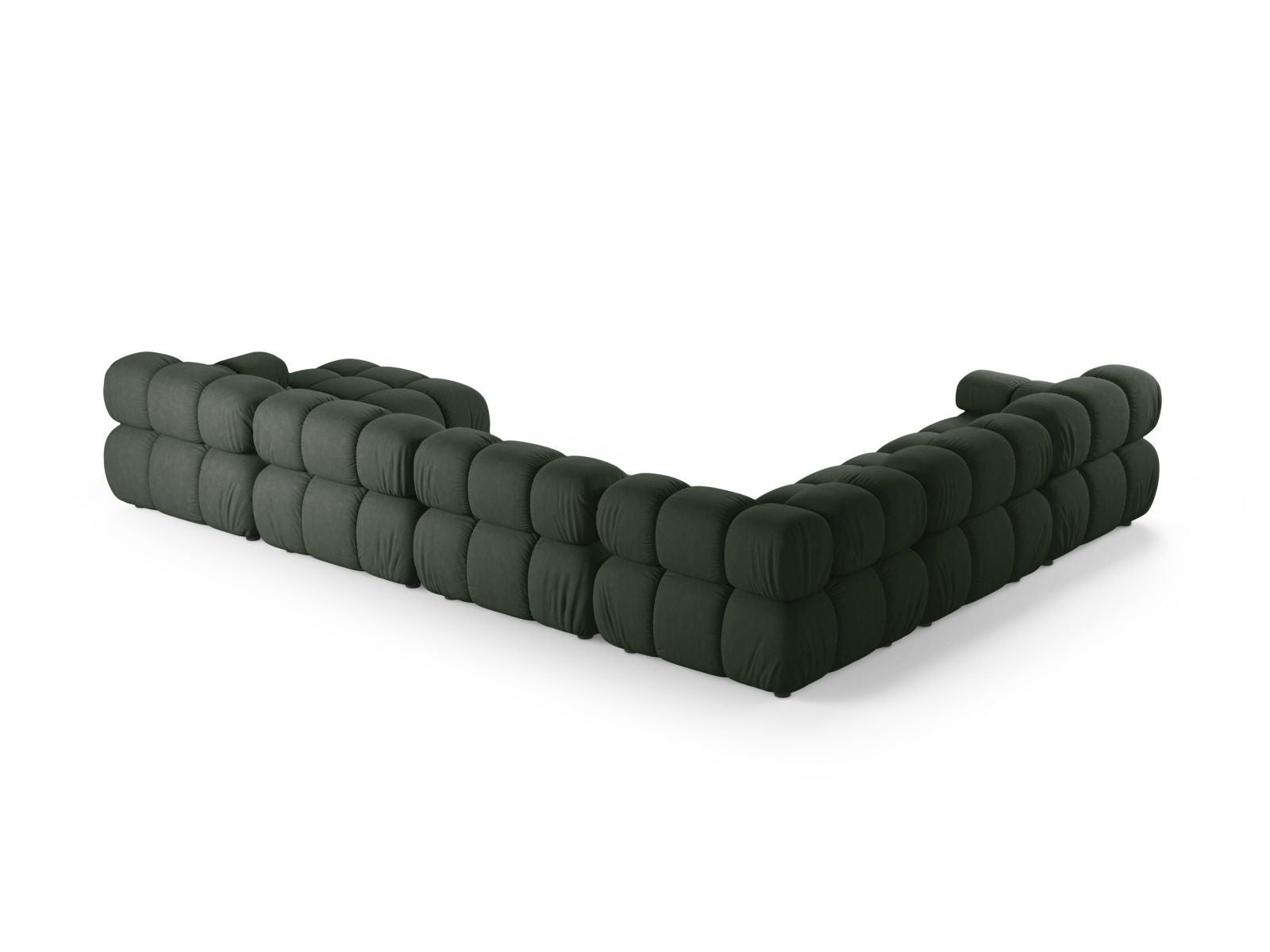 Geräumiges 8-Sitzer Ecksofa Panoramic links Bellis in einem modernen Design, perfekt für entspannte Stunden mit Freunden und Familie.