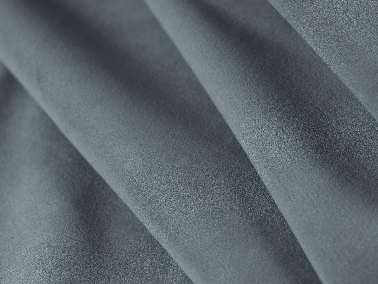 Mamaia Velour Panoramic Ecksofa links 7 Sitzer in Light Blue/Gold präsentiert im Onlineshop von KAQTU Design AG. Ecksofa links ist von Micadoni