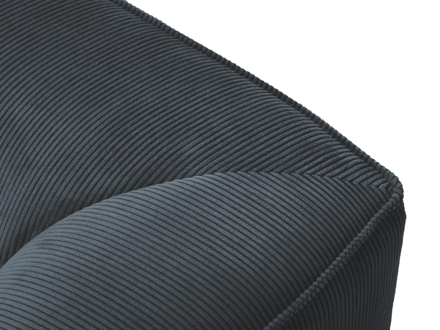 Ruby Panoramic Ecksofa rechts 7 Sitzer in Blue präsentiert im Onlineshop von KAQTU Design AG. Ecksofa rechts ist von Micadoni