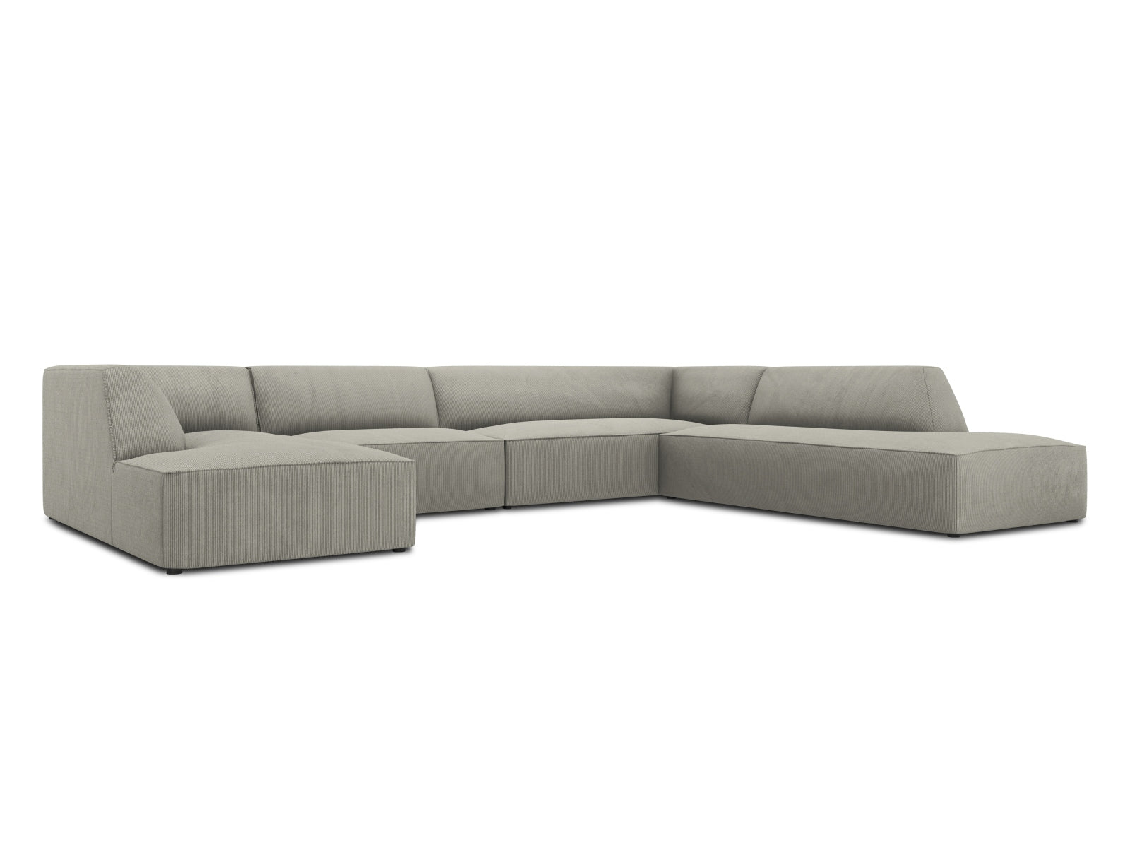 Ruby Panoramic Ecksofa rechts 7 Sitzer in Light Grey präsentiert im Onlineshop von KAQTU Design AG. Ecksofa rechts ist von Micadoni