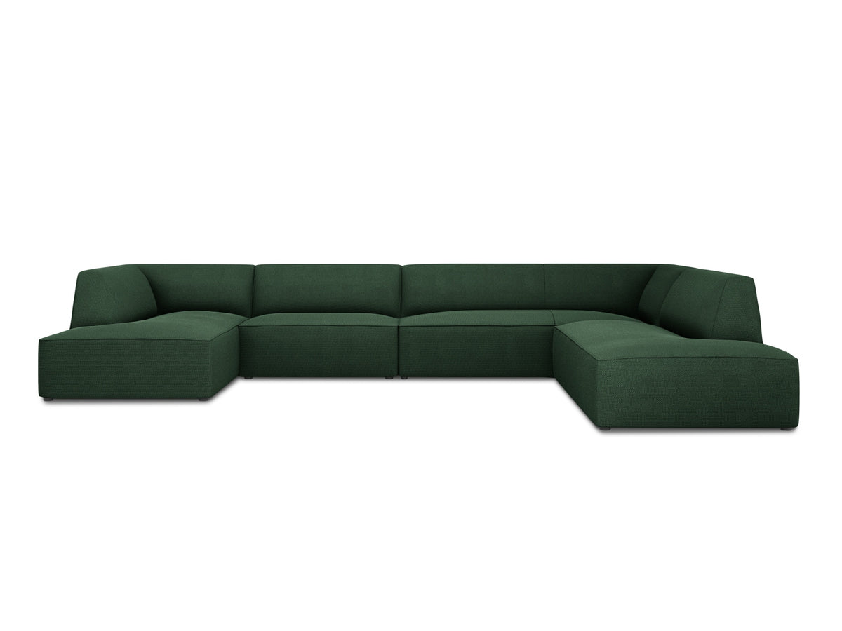 Ruby Panoramic Ecksofa rechts 7 Sitzer in Green-Ottawa präsentiert im Onlineshop von KAQTU Design AG. Ecksofa rechts ist von Micadoni