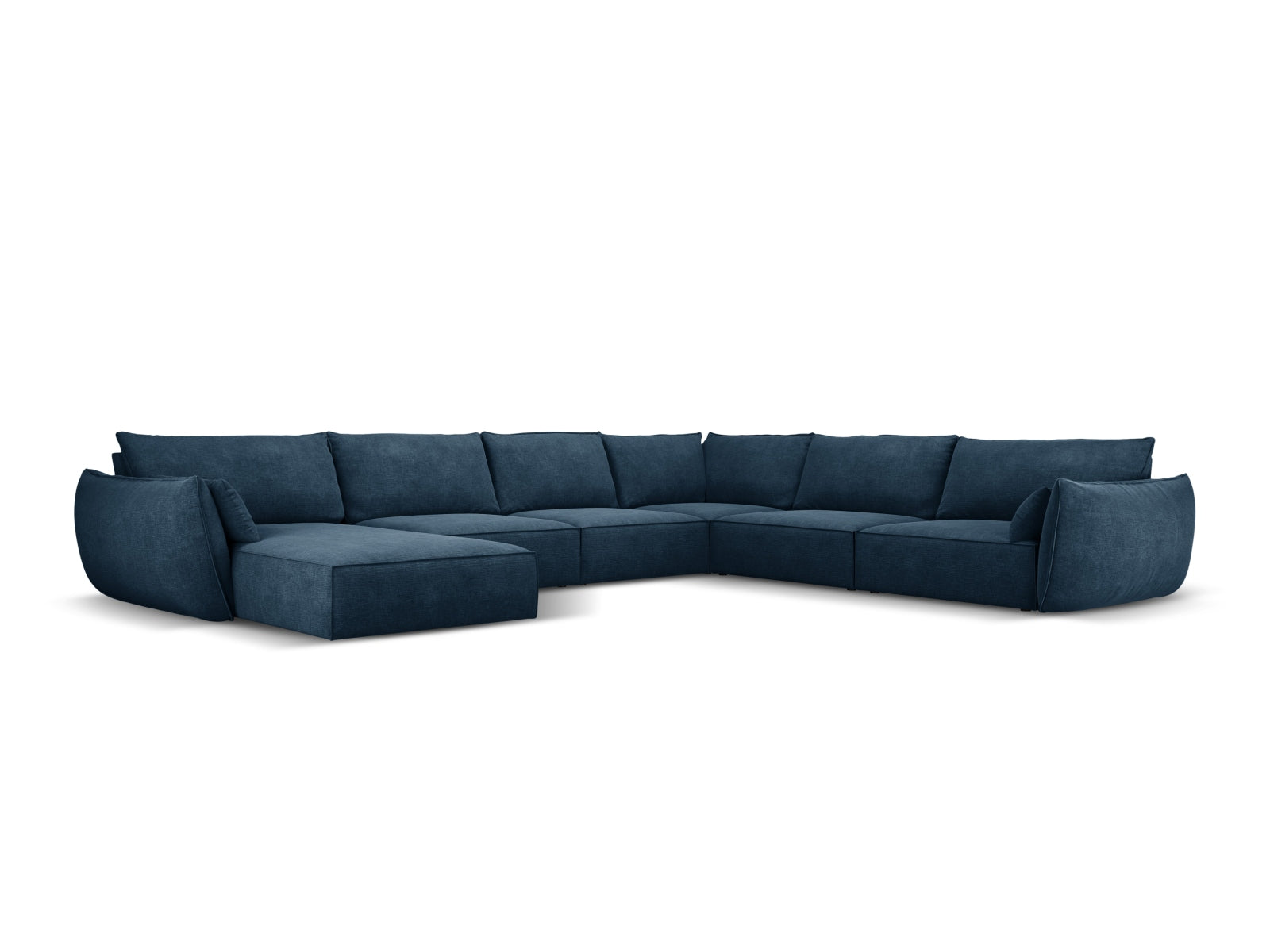 Kaelle Panoramic Ecksofa rechts 8 Sitzer in Royal Blue präsentiert im Onlineshop von KAQTU Design AG. Ecksofa rechts ist von Micadoni