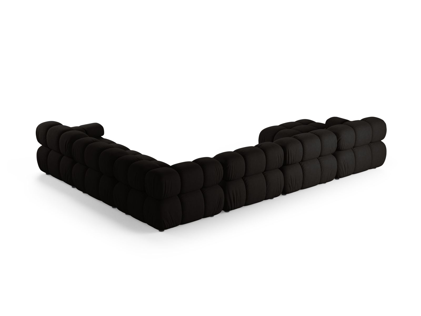 8-Sitzer Bellis Modular Ecksofa Panoramic rechts in Black-Liberty präsentiert im Onlineshop von KAQTU Design AG. Ecksofa rechts ist von Micadoni