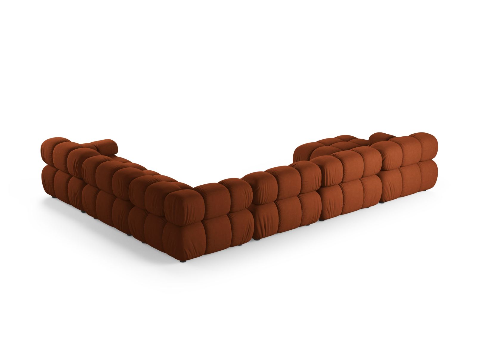 8-Sitzer Bellis Modular Ecksofa Panoramic rechts in Brick-Liberty präsentiert im Onlineshop von KAQTU Design AG. Ecksofa rechts ist von Micadoni